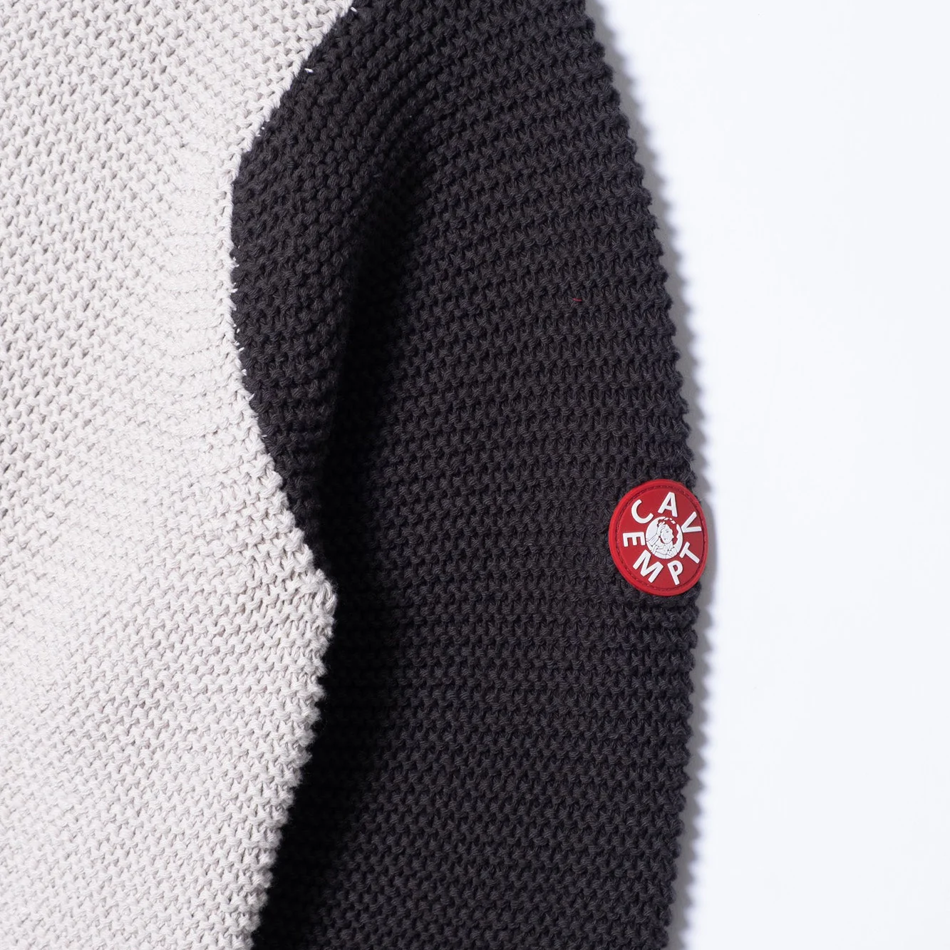Cav Empt Coloured Cotton Knit Sweater - Grey - Image 3