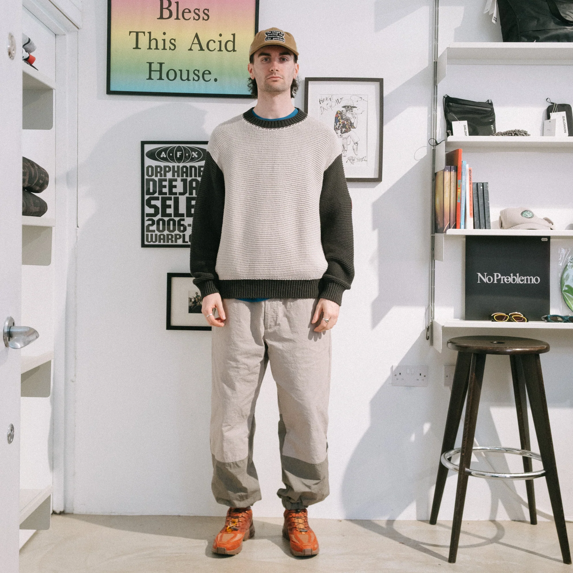 Cav Empt Coloured Cotton Knit Sweater - Grey - Image 8