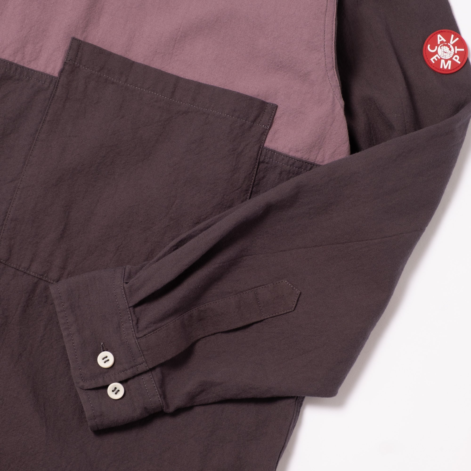 Cav Empt Coloured Cotton Twill Open Shirt - Charcoal - Image 4