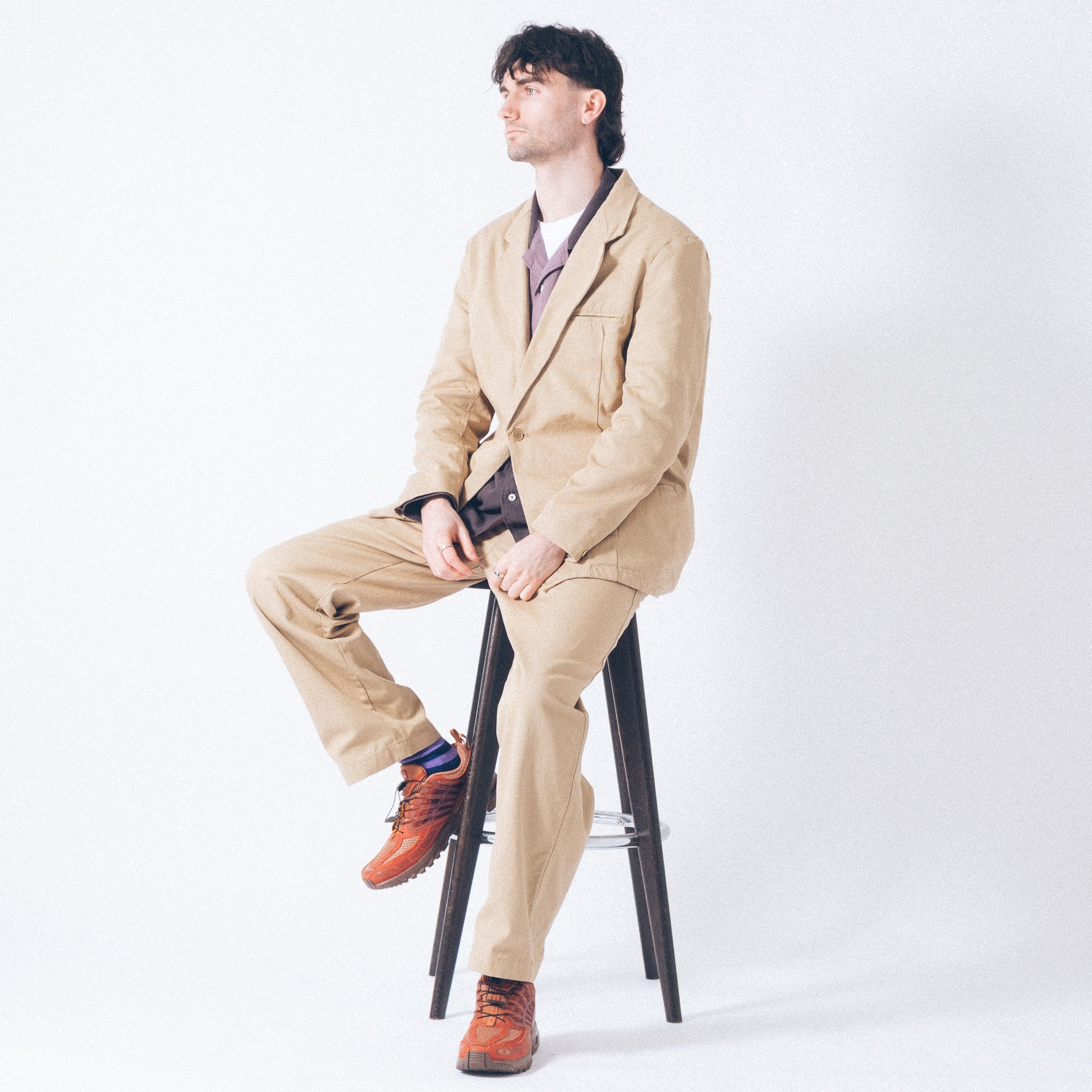 Cav Empt Cotton Casual Two Tuck Pants - Beige - Image 8