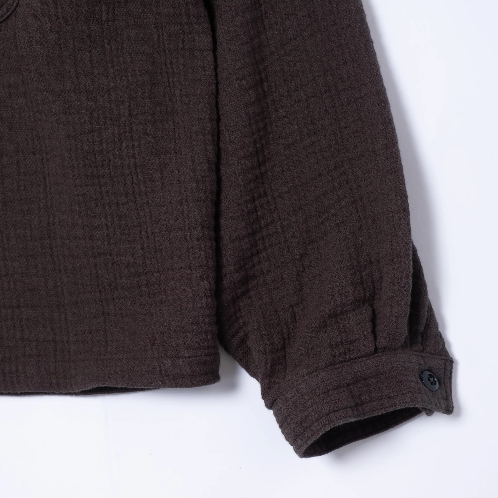 Cav Empt Cotton Gauze Short Shirt Jacket - Charcoal - Image 4