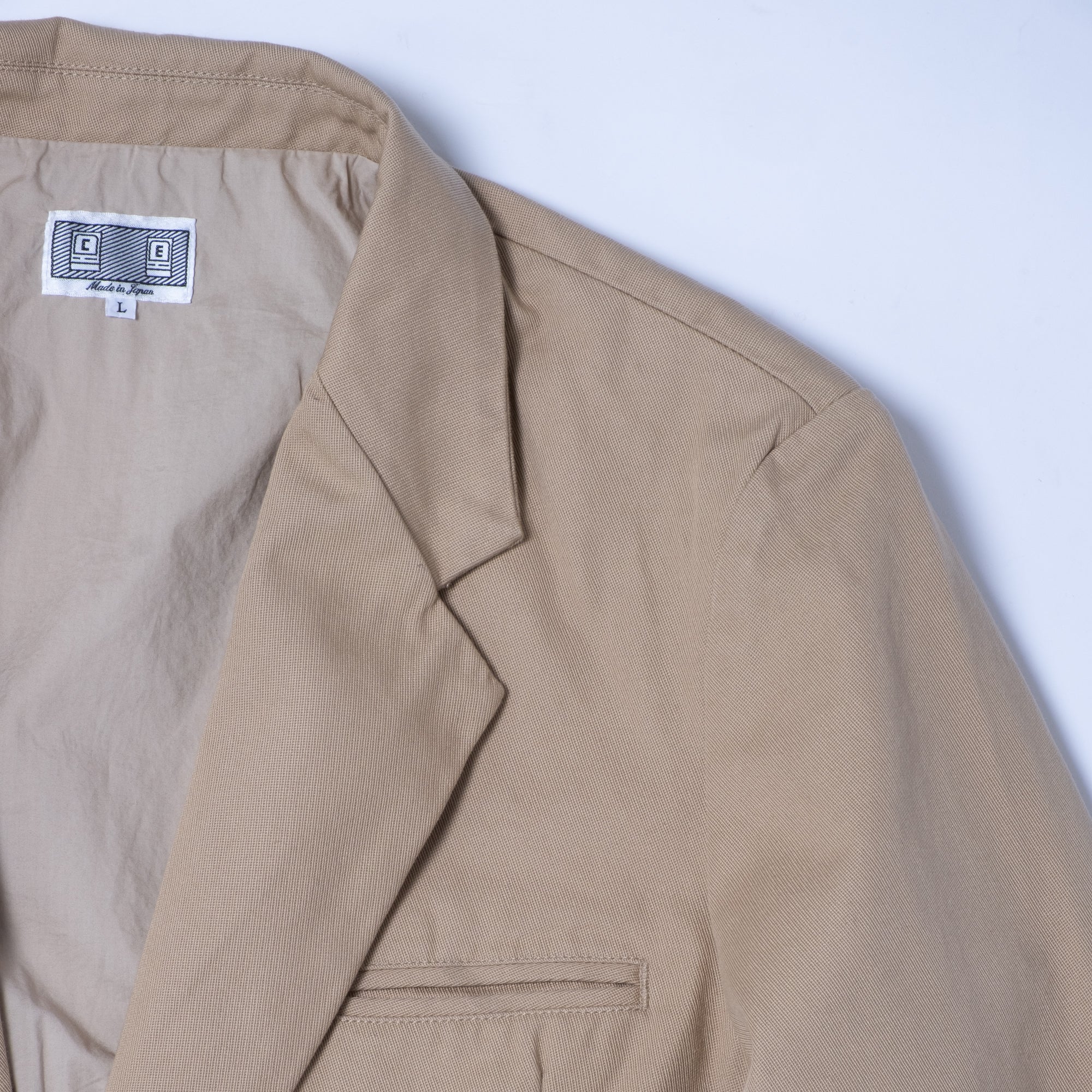 Cav Empt Cotton Lapel Jacket - Beige - Image 3
