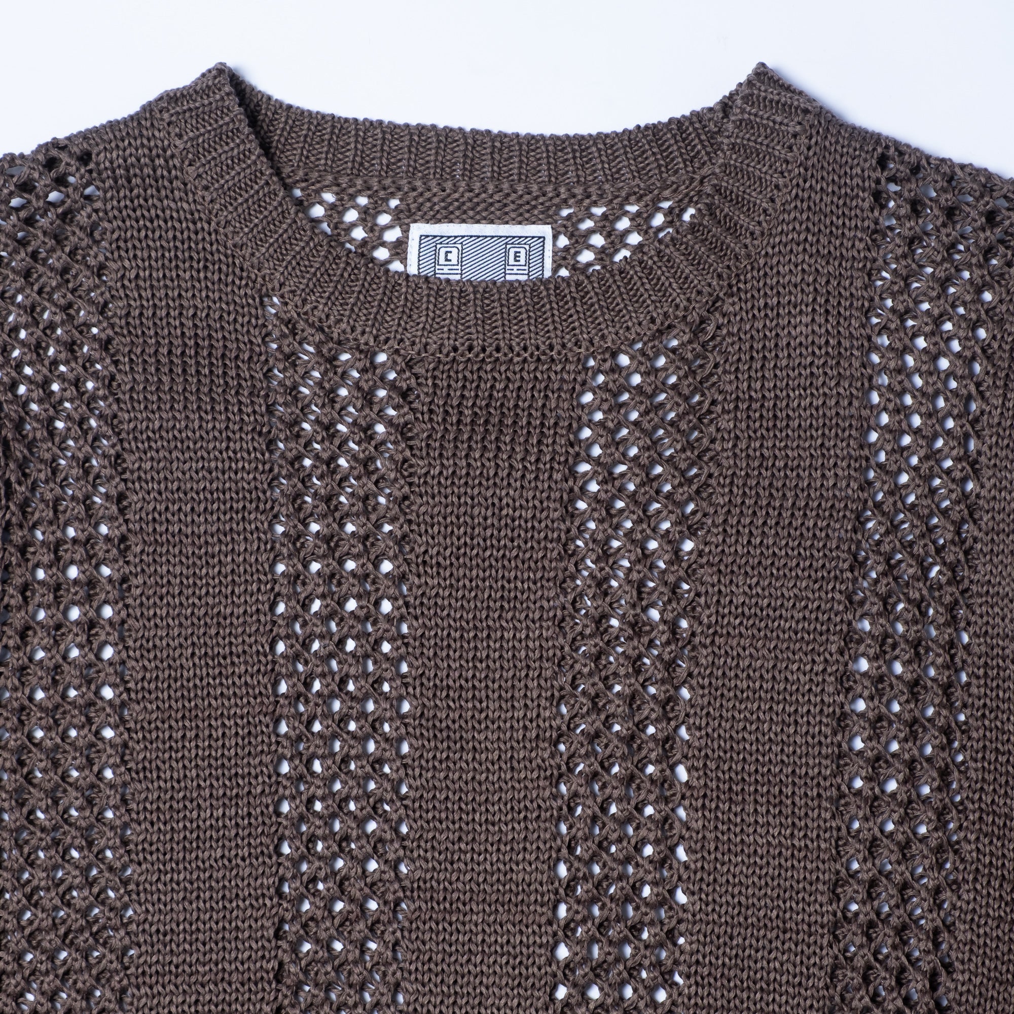 Cav Empt Cotton Wale Stripe Knit Sweater - Khaki - Image 2