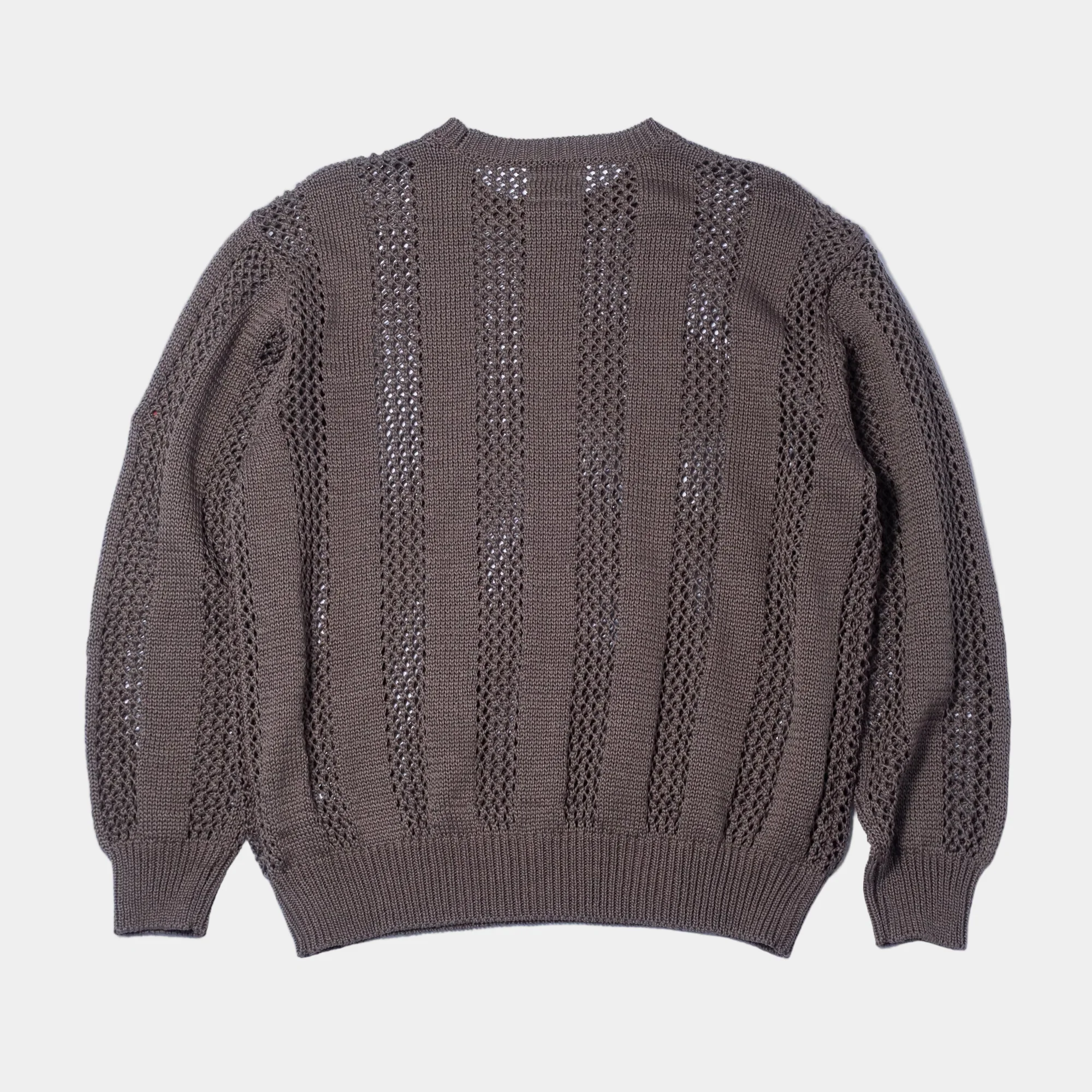 Cav Empt Cotton Wale Stripe Knit Sweater - Khaki - Image 6