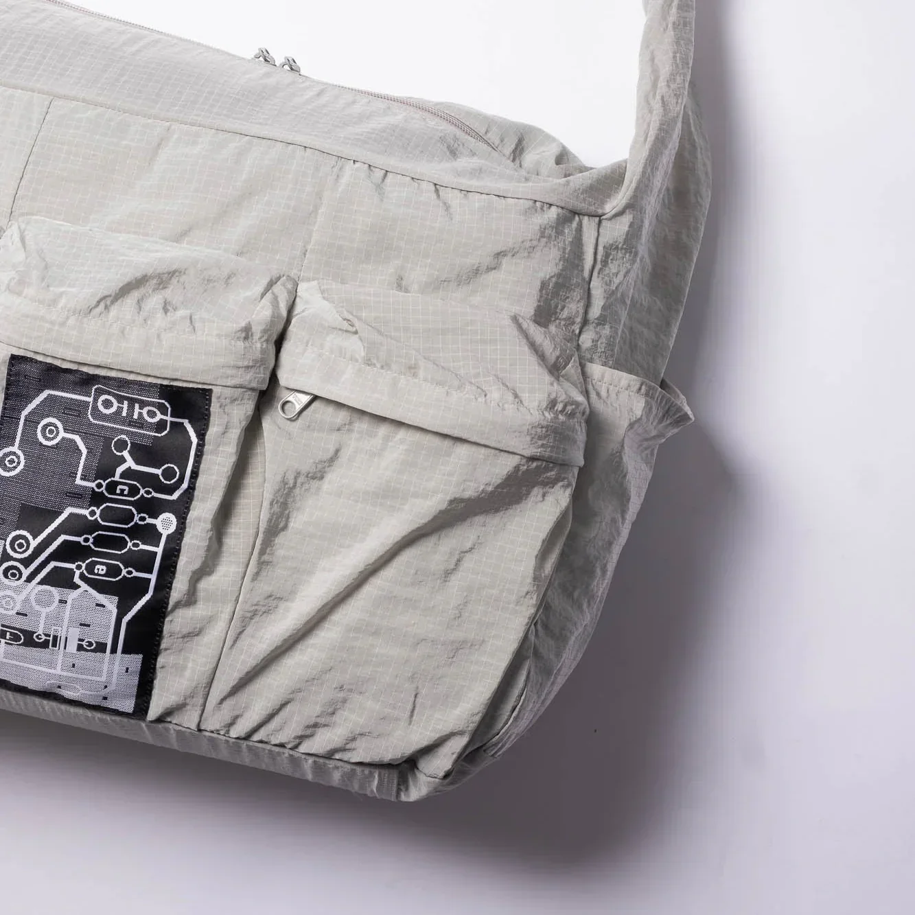 Cav Empt Developed Light Shoulder Bag - Grey - Image 3