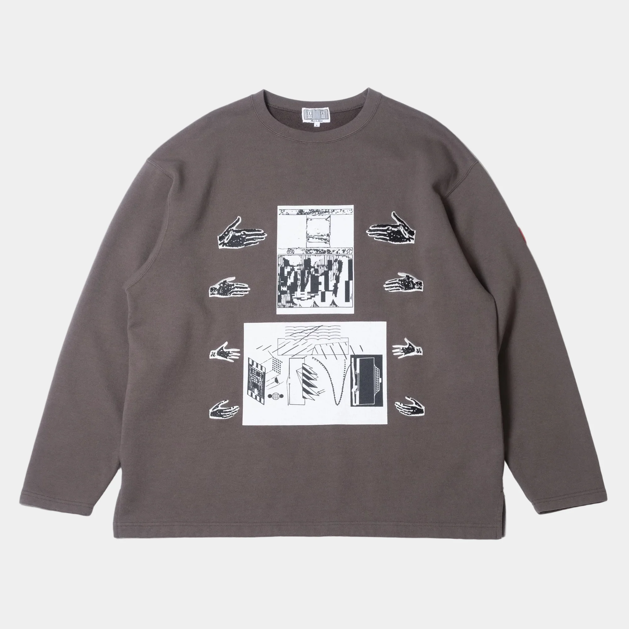 Cav Empt FK ExpDwp Long leeve Top - Charcoal