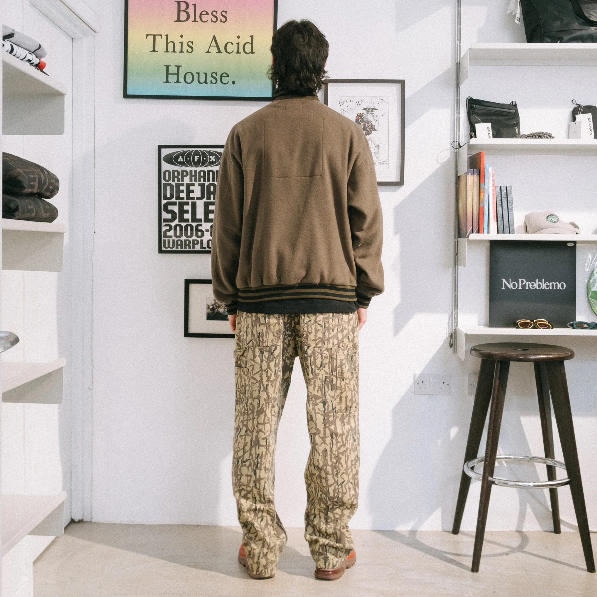 Cav Empt Fleece Half Zip Up - Khaki - Image 11