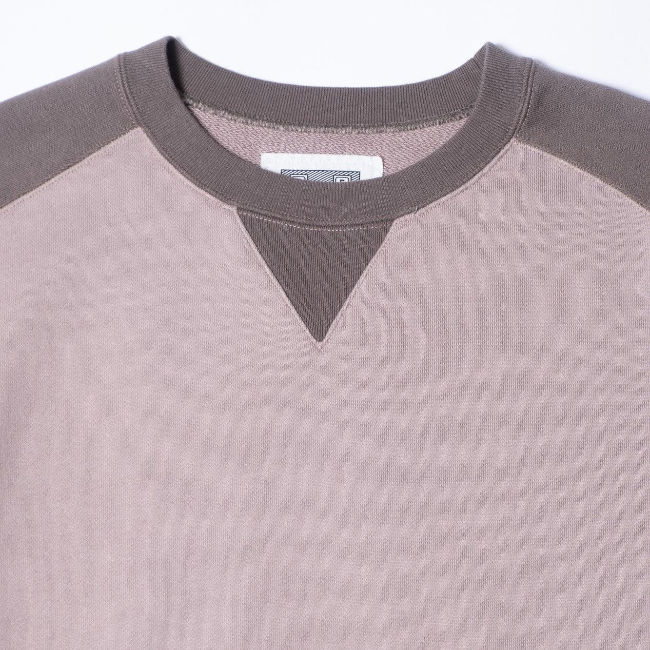Cav Empt Half Panel Shoulder Crew Neck  - Beige - Image 2