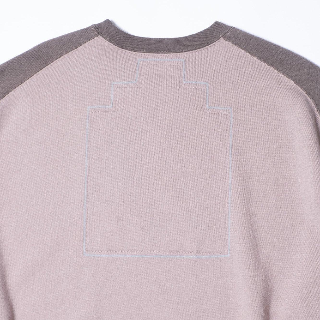 Cav Empt Half Panel Shoulder Crew Neck  - Beige - Image 6