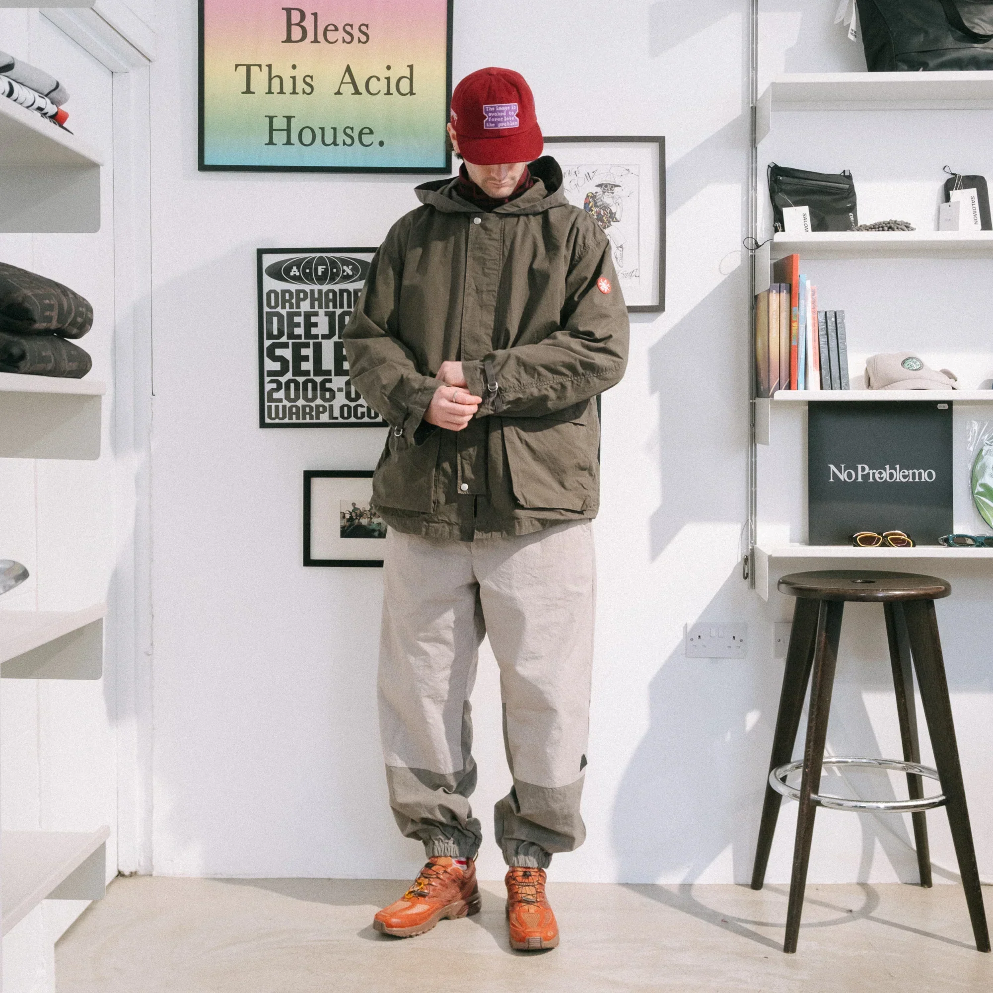 Cav Empt Hood Jacket - Charcoal - Image 9