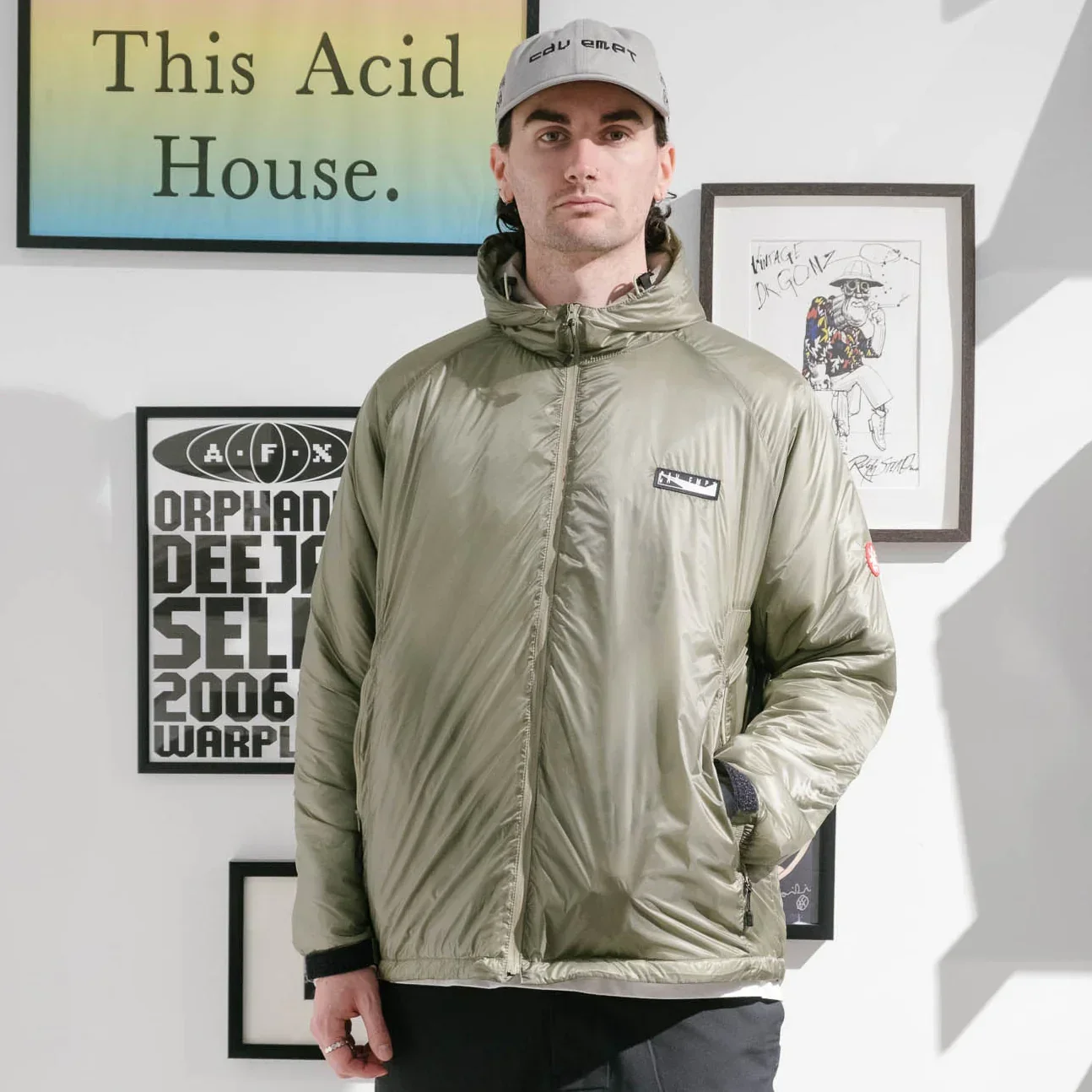 Cav Empt Lightweight Parka - Green - Image 2