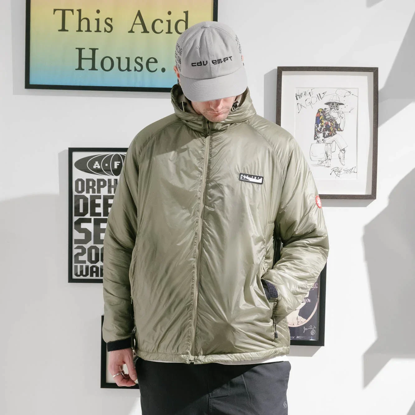 Cav Empt Lightweight Parka - Green - Image 3