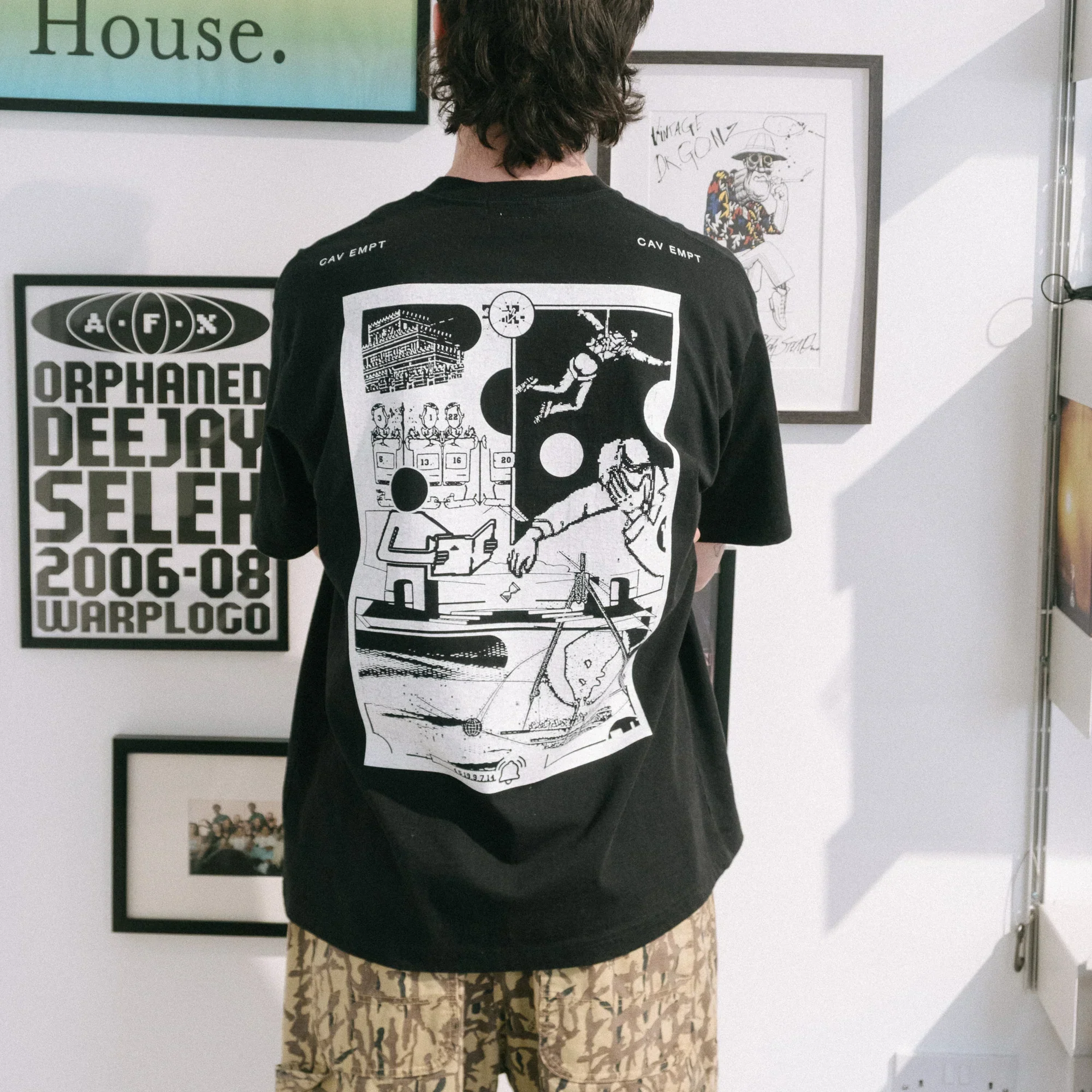 Cav Empt MD Caveat Aedificator T-Shirt - Black - Image 9