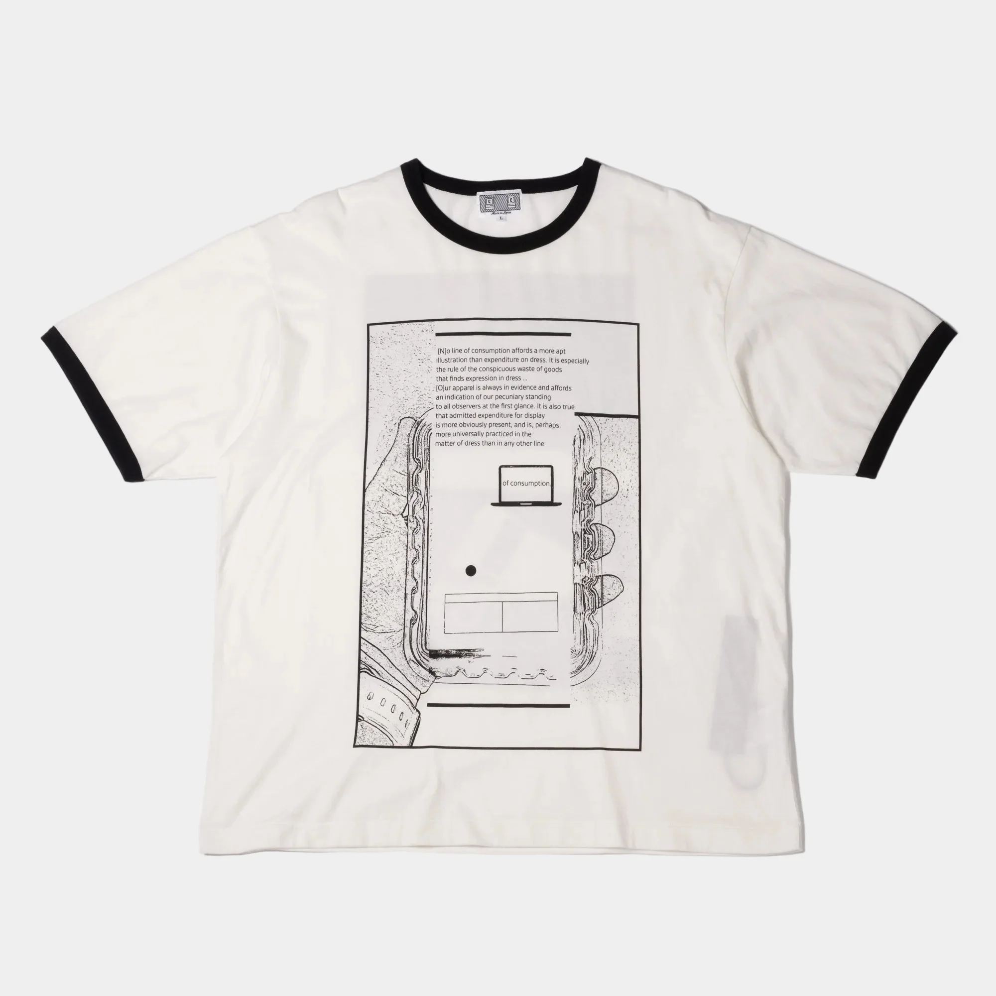 Cav Empt MD [N][O] Ringer T-Shirt - White