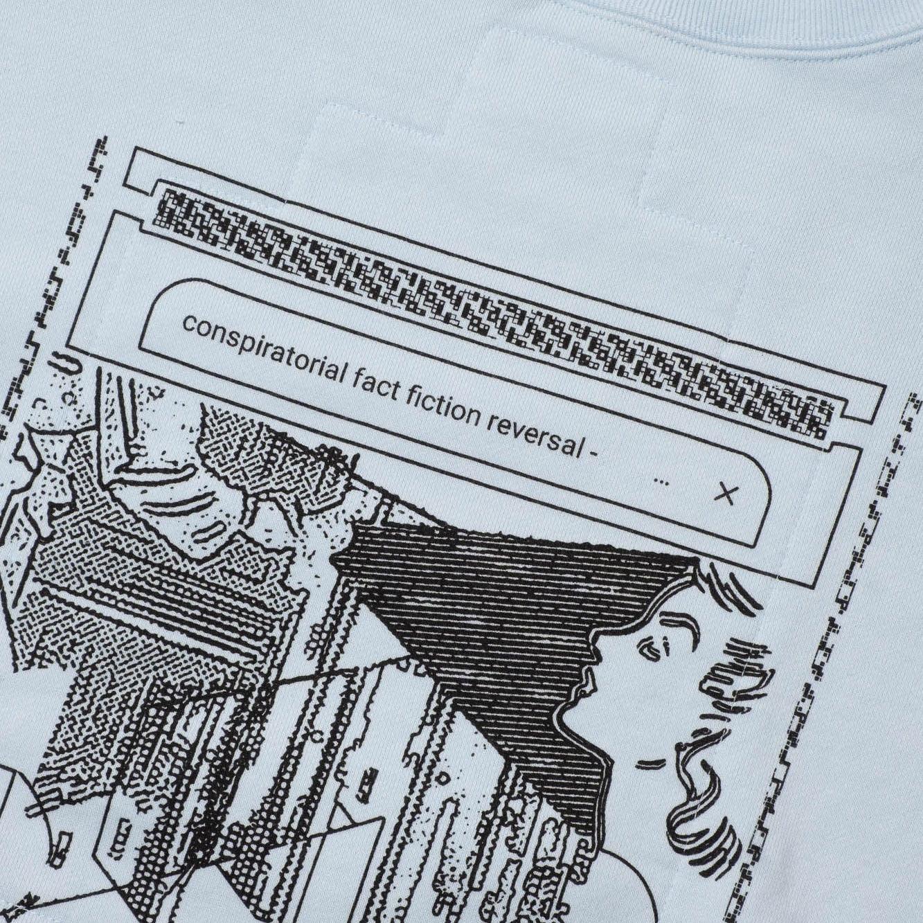 Cav Empt MD Ostension Crew Neck Sweater - Blue - Image 6