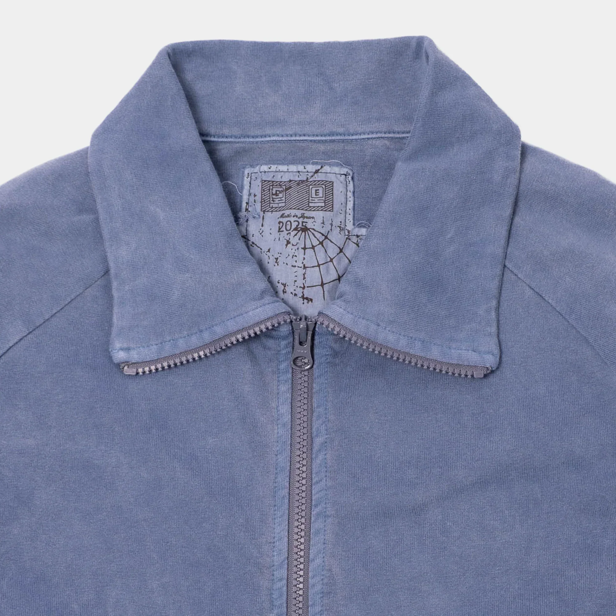 Cav Empt Overdye Cotton Jersey Zip Up - Grey - Image 4