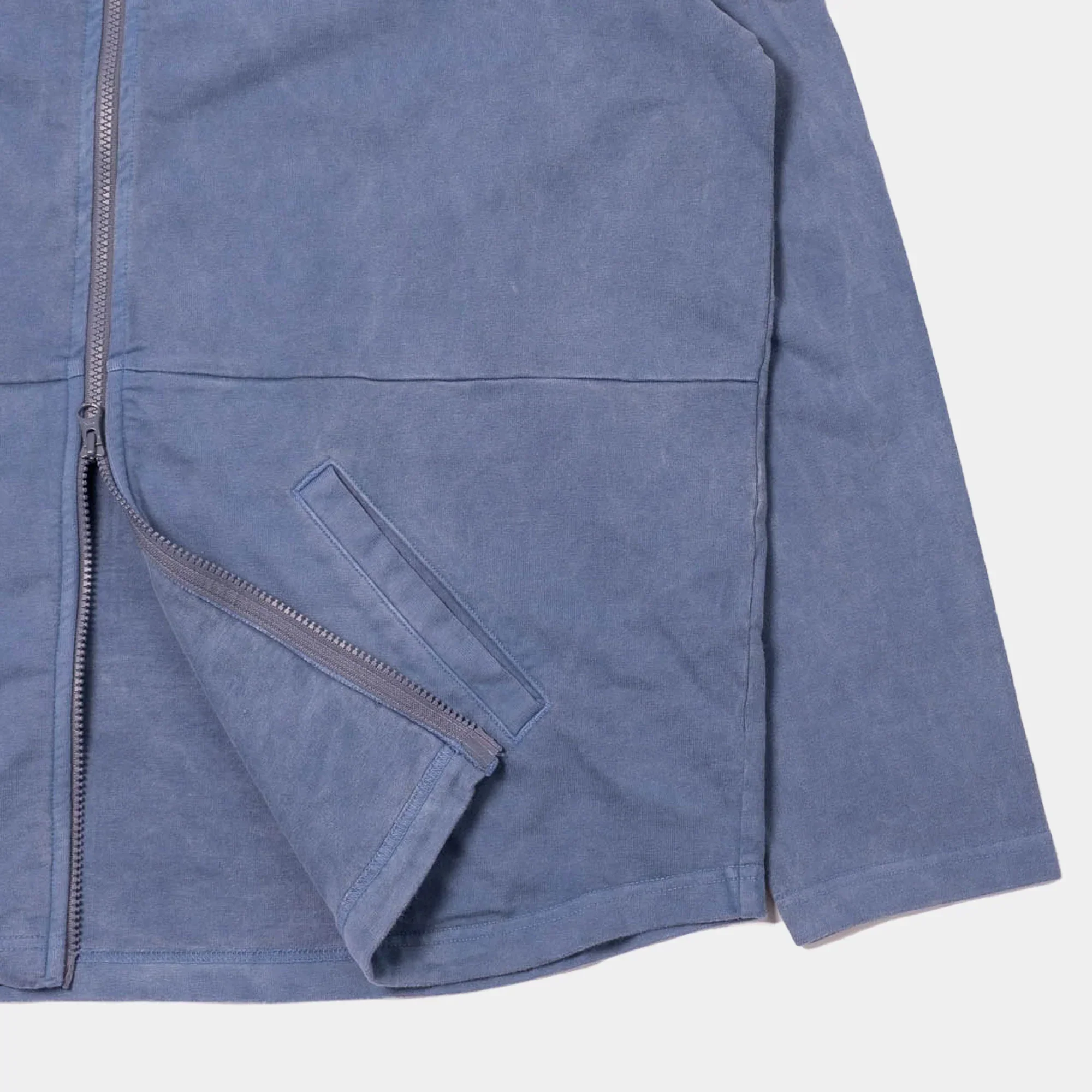 Cav Empt Overdye Cotton Jersey Zip Up - Grey - Image 6