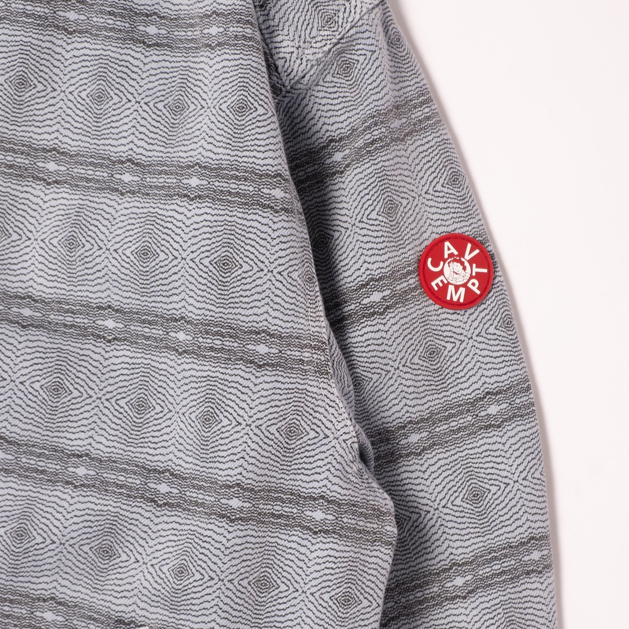 Cav Empt Overdye FK Pattern Button Jacket - Blue - Image 4