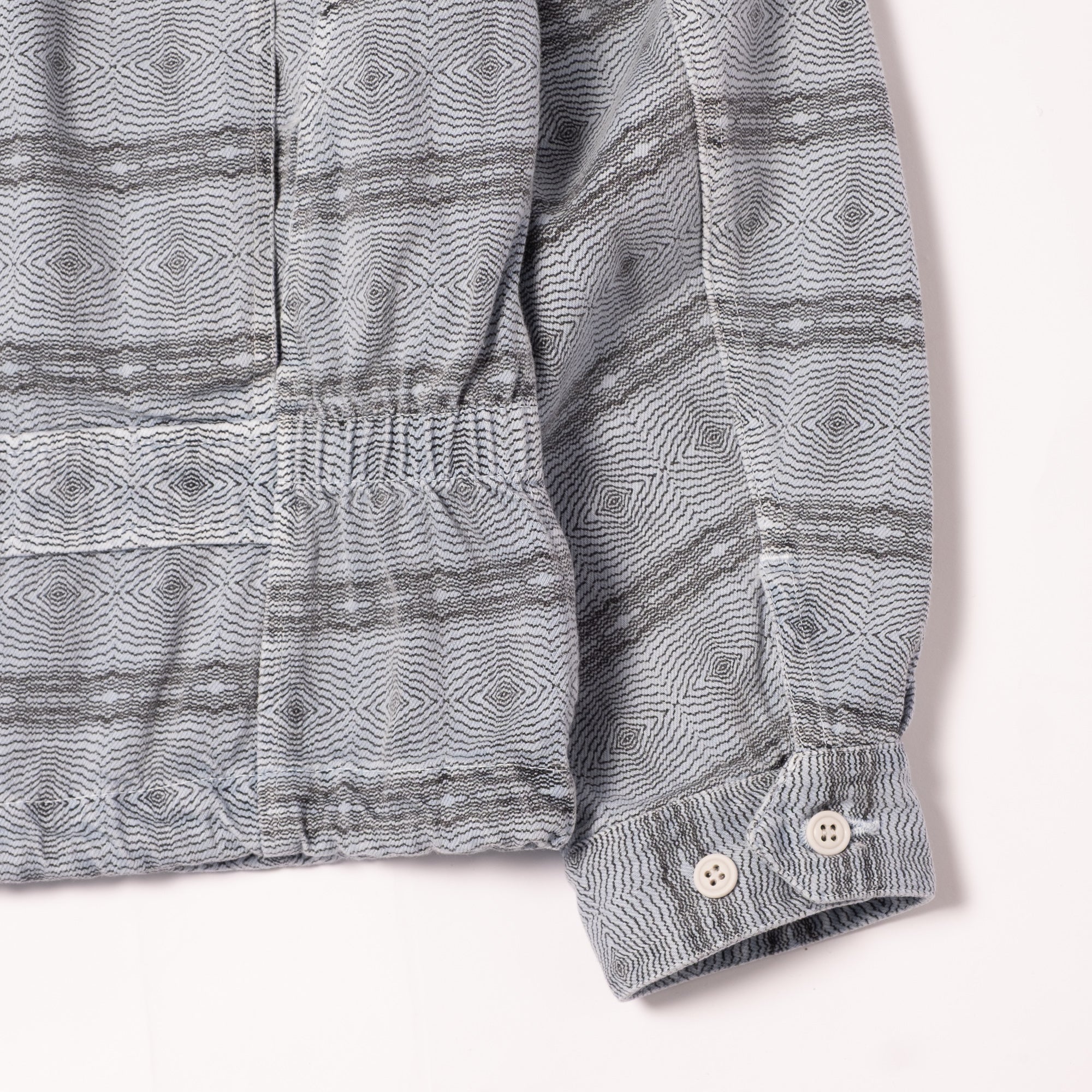 Cav Empt Overdye FK Pattern Button Jacket - Blue - Image 8