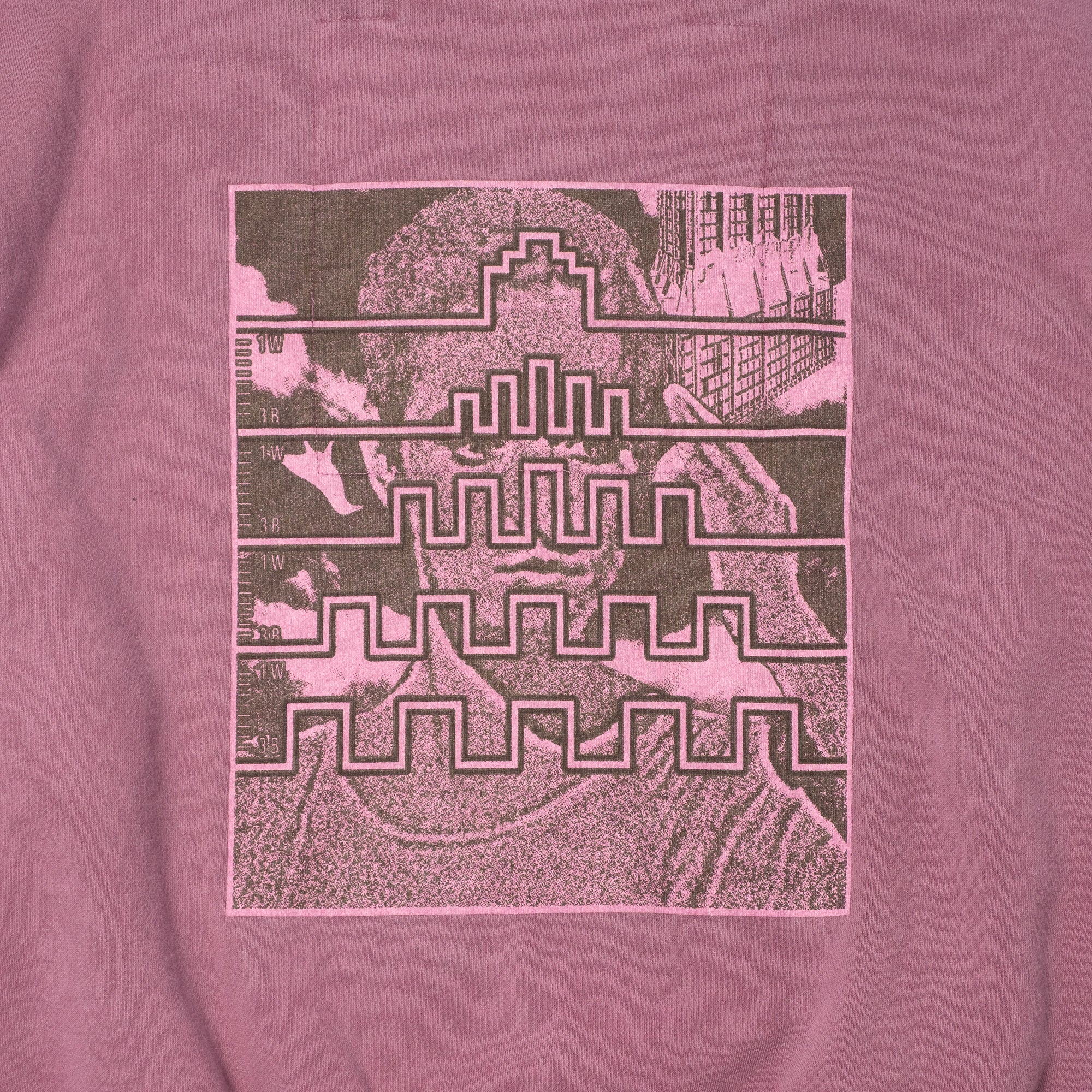 Cav Empt Overdye Paradigm Crew Neck Sweater - Burgundy - Image 8
