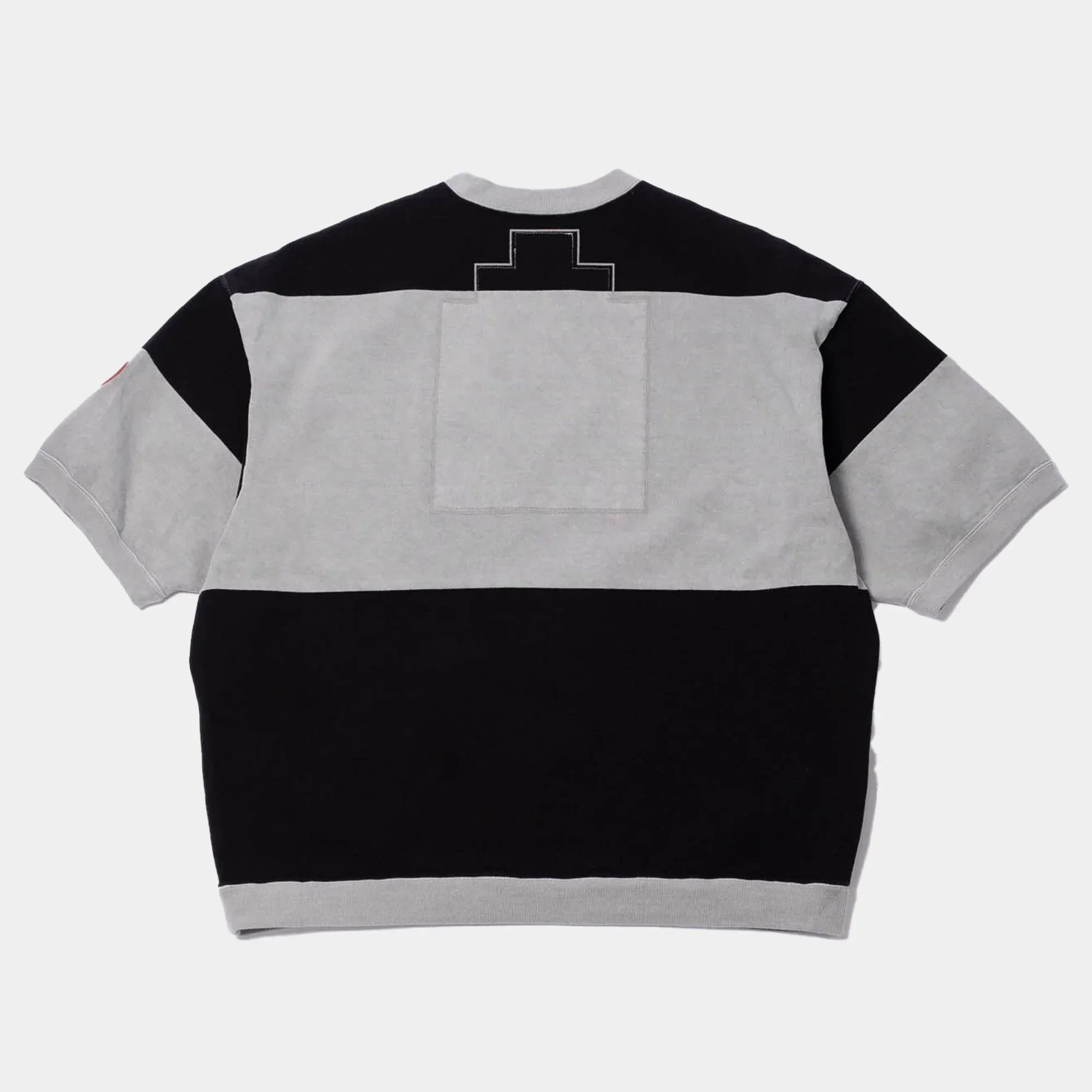 Cav Empt Overdye Stripe Short Sleeve Crew Neck - Khaki - Image 7