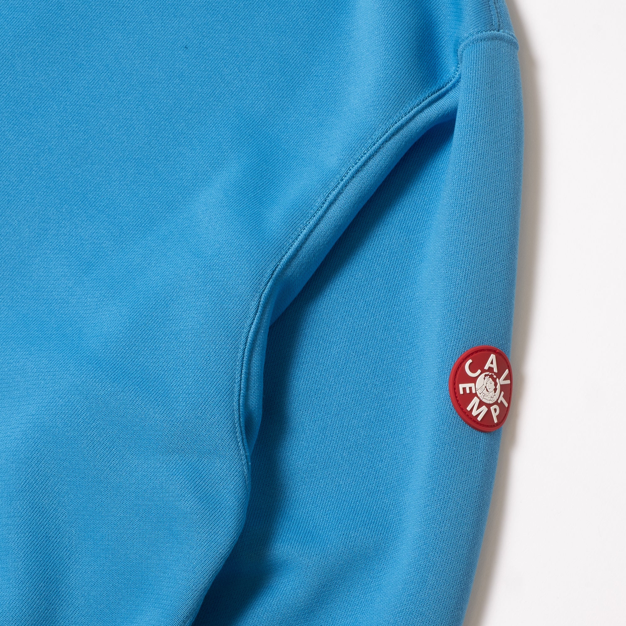 Cav Empt PE Jersey Collared Zip Up - Blue - Image 4