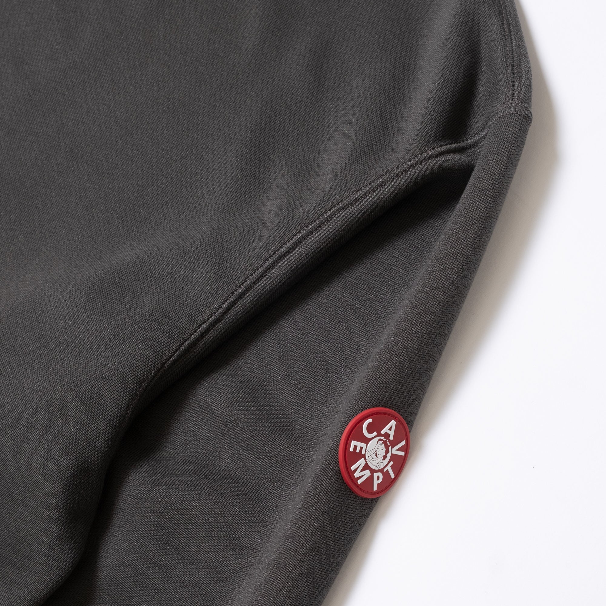 Cav Empt PE Jersey Collared Zip Up - Charcoal - Image 4