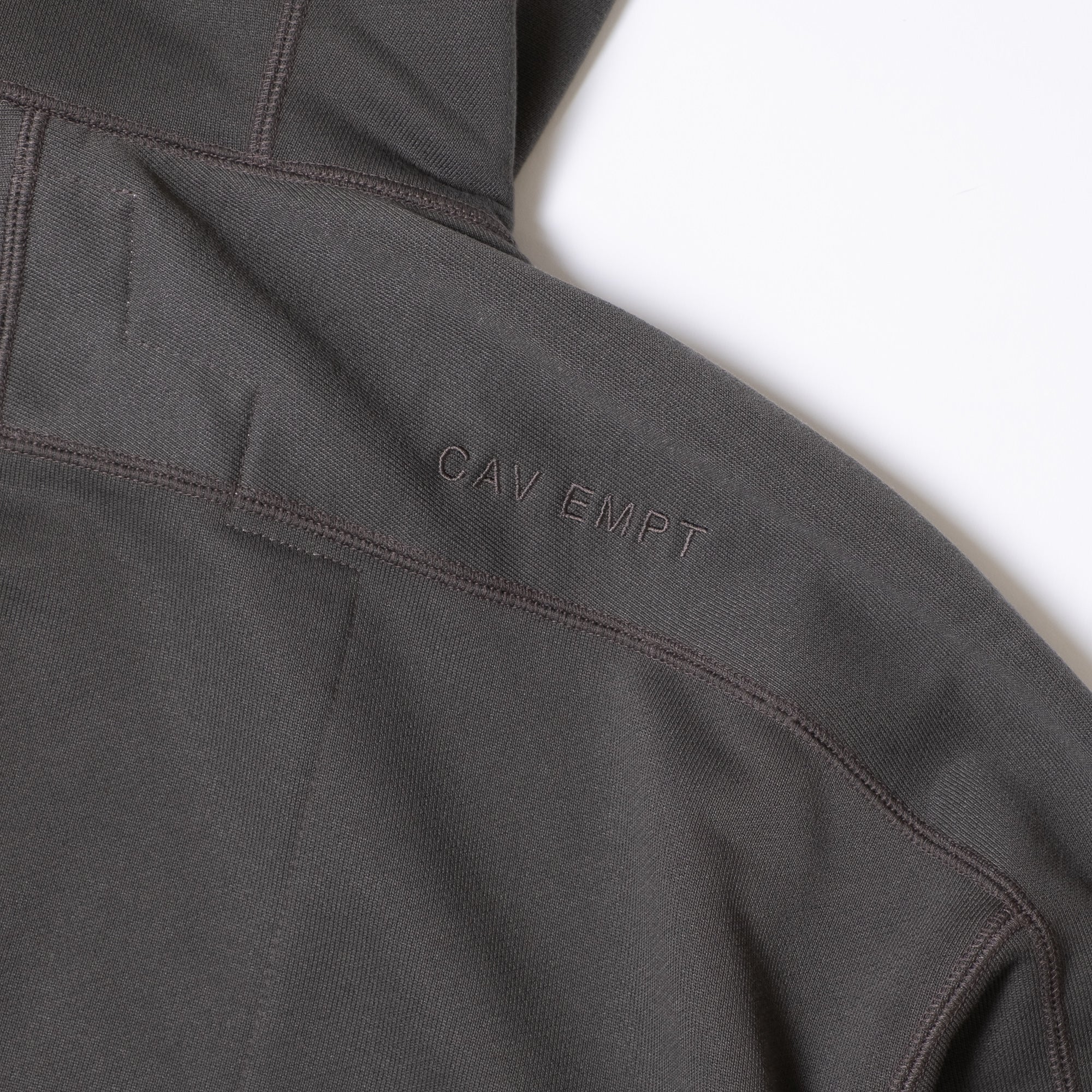 Cav Empt PE Jersey Zip Hoody - Charcoal - Image 7