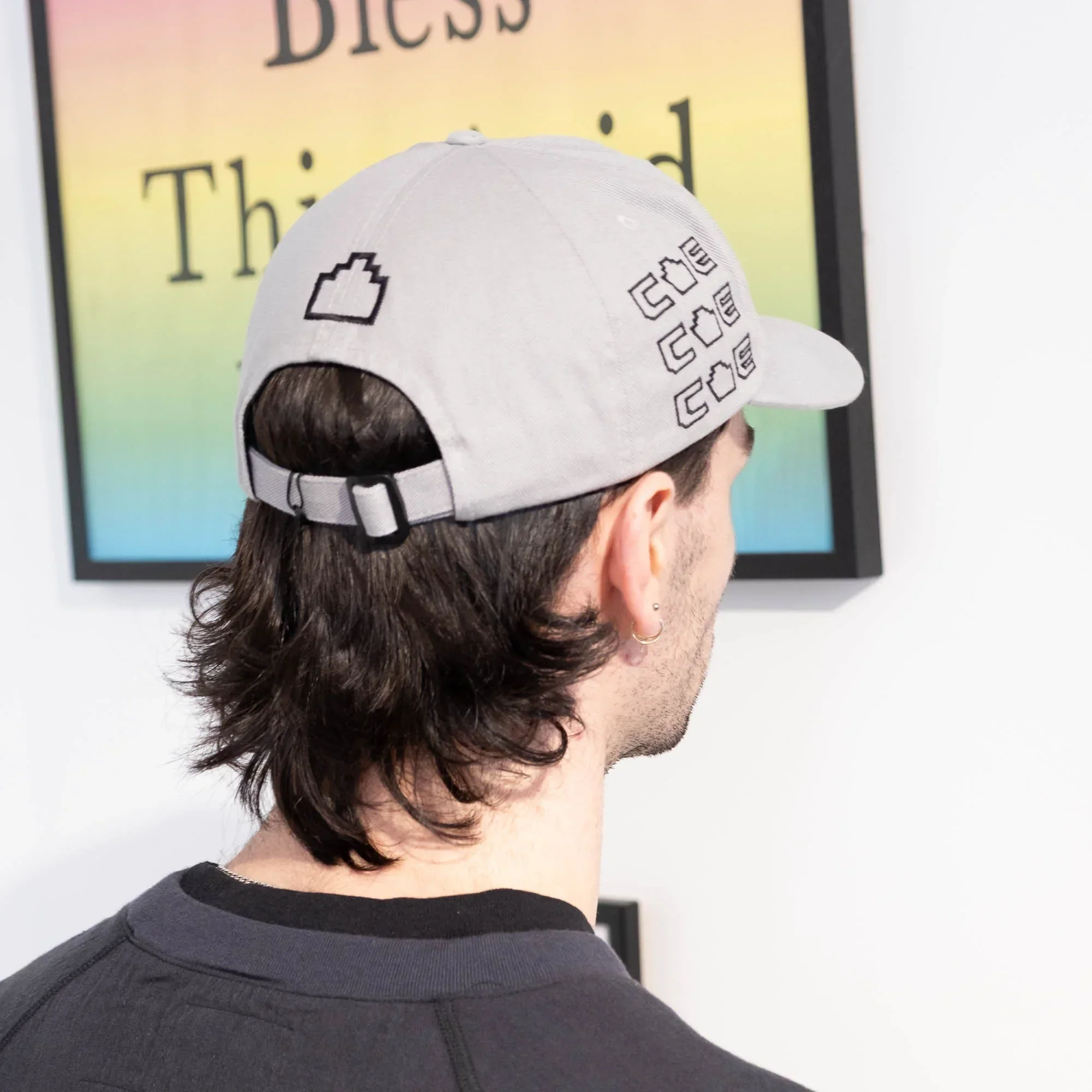 Cav Empt Pixelate Cap - Grey - Image 3