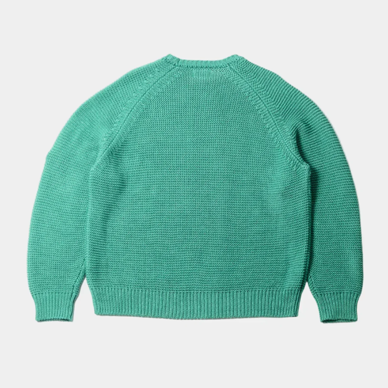 Cav Empt Raglan Cotton Knit Sweater - Green - Image 4