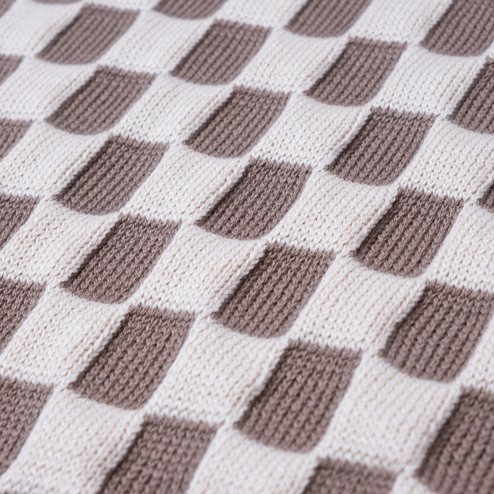 Cav Empt Rectangular Knit Sweater - Beige - Image 5