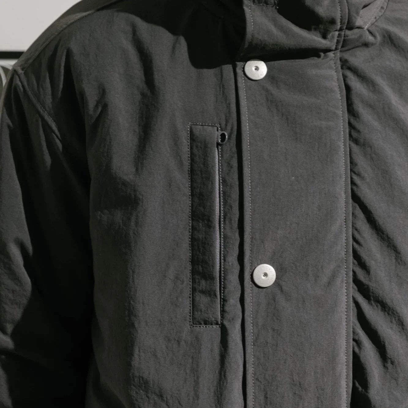 Cav Empt Reflect Tape Watch Jacket - Charcoal - Image 6