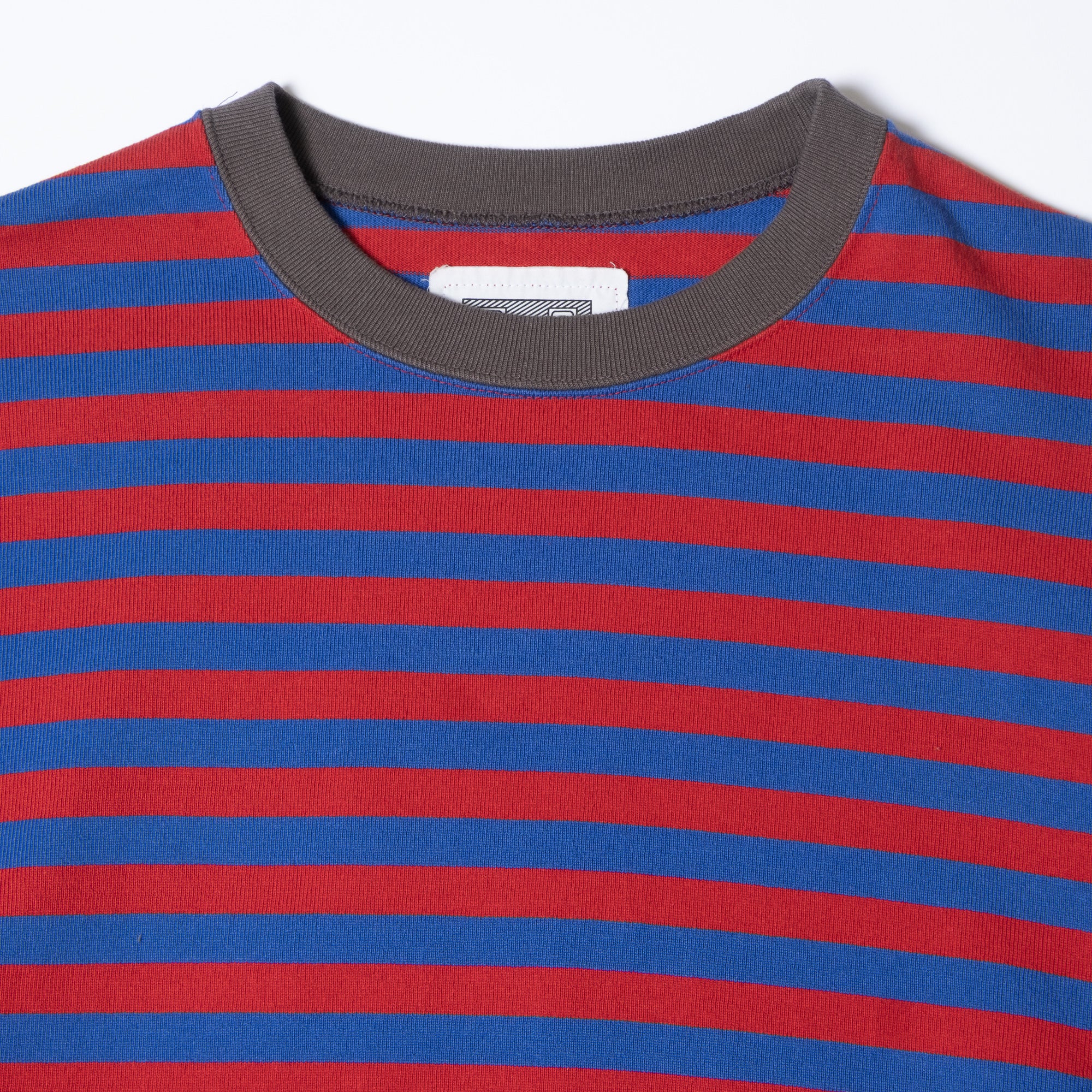 Cav Empt Side Colour Stripe Light Crew Neck Sweatshirt - Red - Image 3