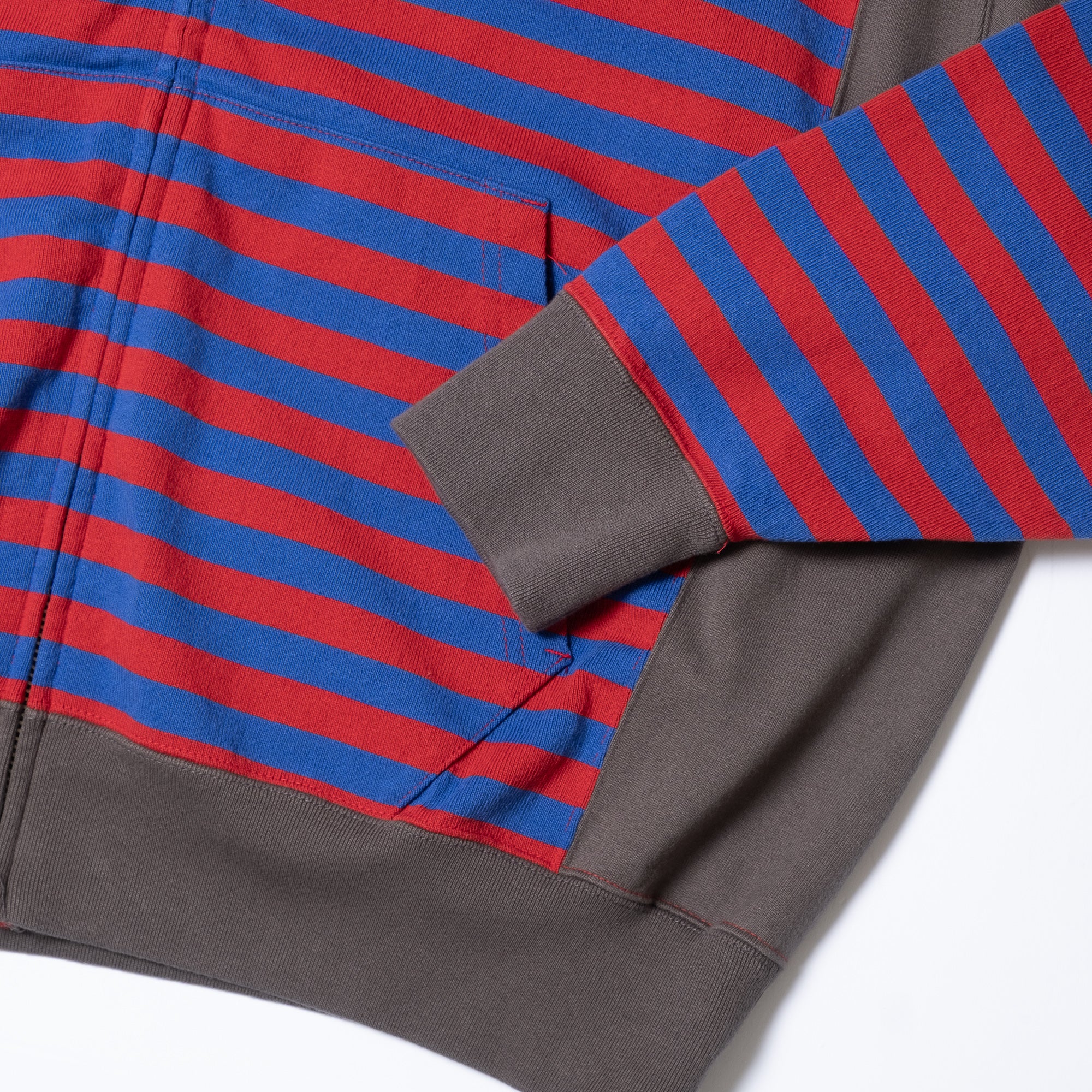 Cav Empt Side Colour Stripe Light Zip Hoody - Red - Image 5