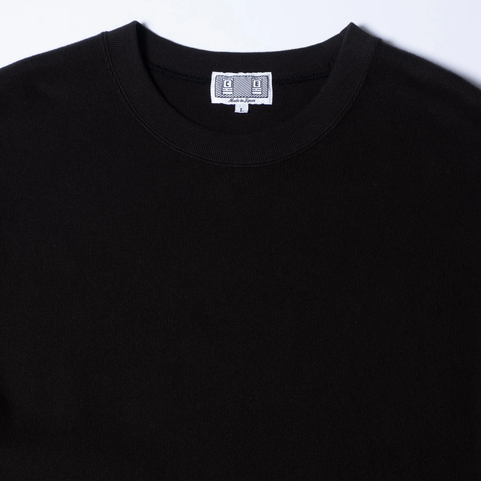 Cav Empt Side Seam DBL Knit Long Sleeve Top - Black - Image 2