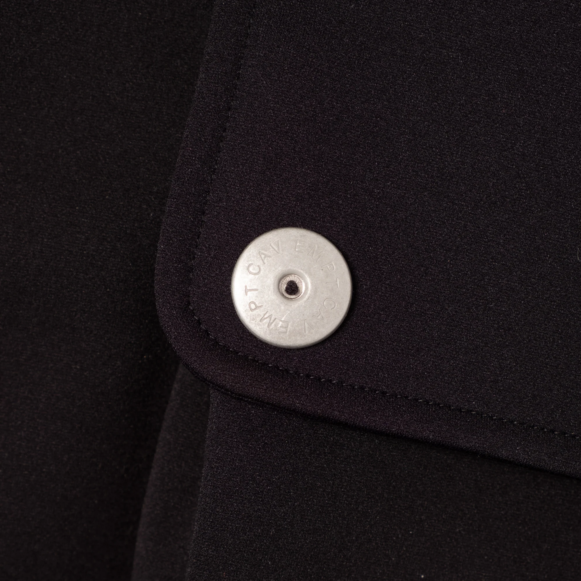 Cav Empt Smooth Zip Up - Black - Image 6