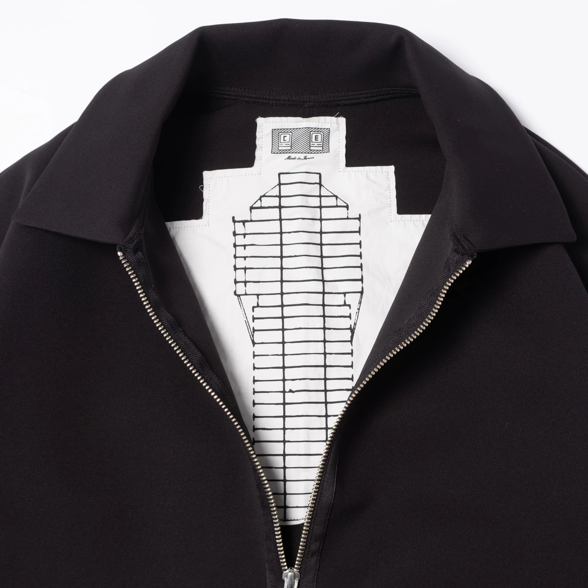 Cav Empt Smooth Zip Up - Black - Image 7