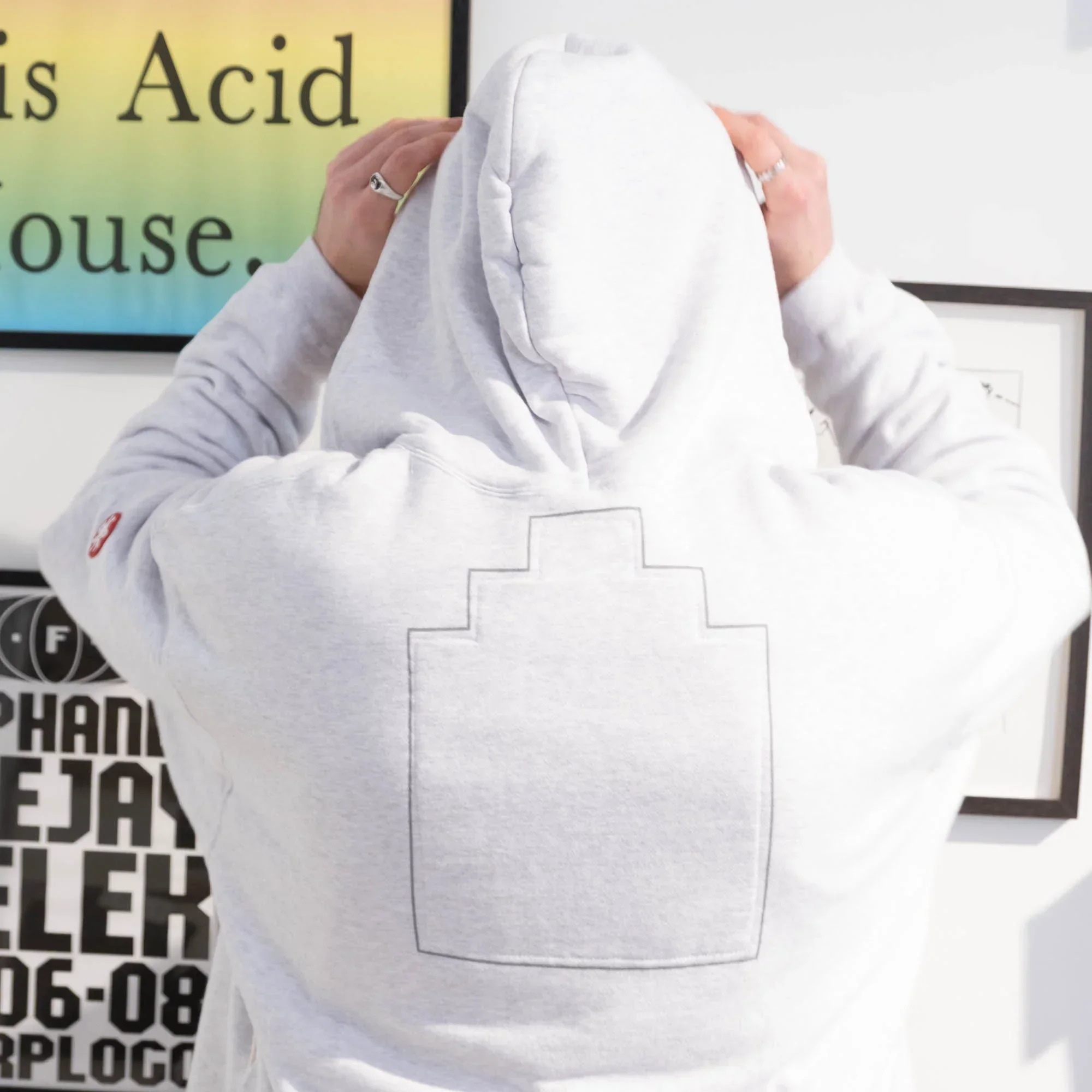 Cav Empt Soild Loose Zip Hoody - Grey - Image 10