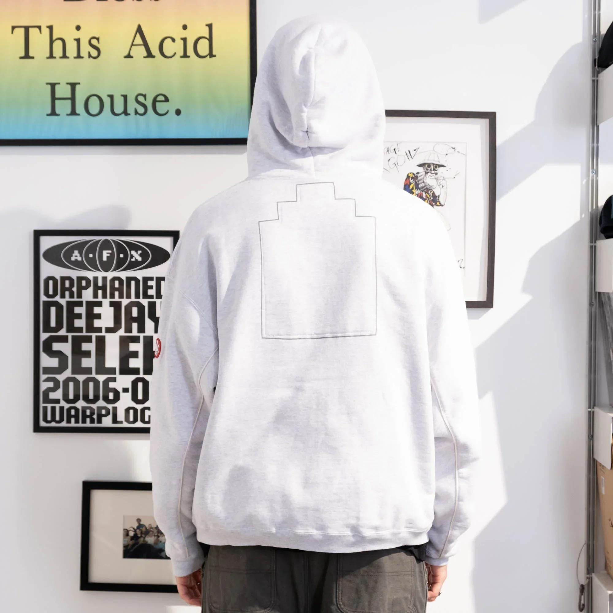 Cav Empt Soild Loose Zip Hoody - Grey - Image 11