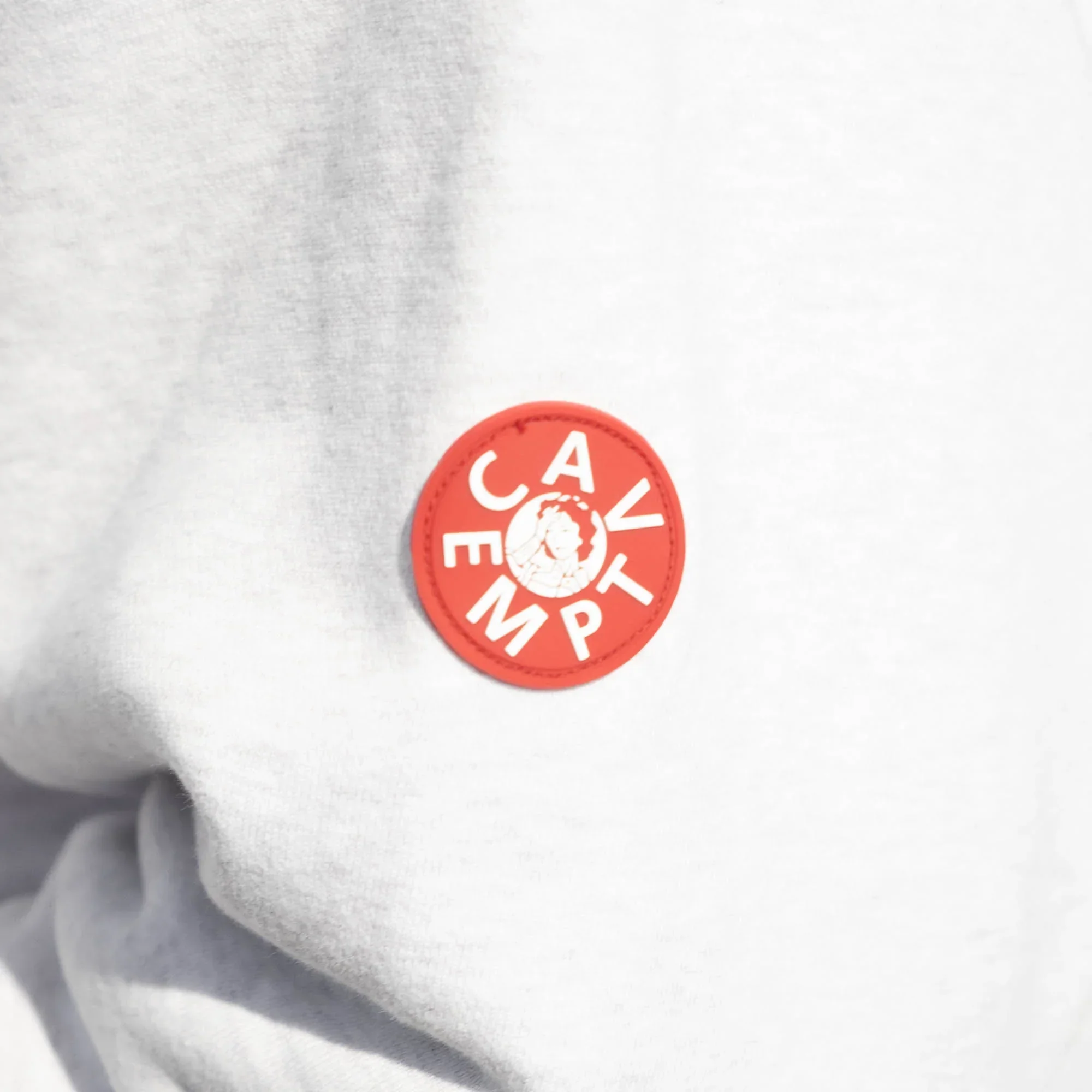 Cav Empt Soild Loose Zip Hoody - Grey - Image 5