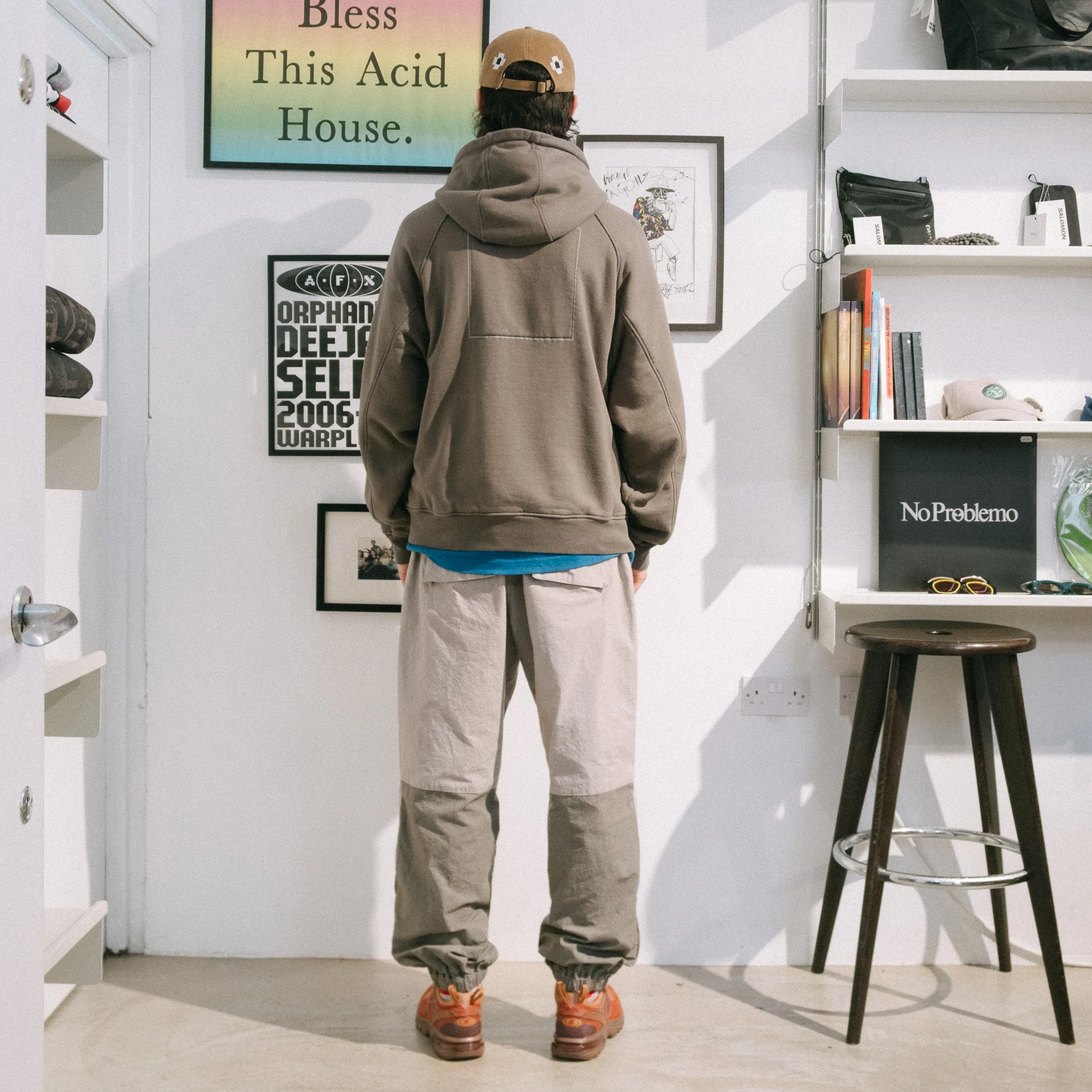 Cav Empt Solid Big Heavy Hoody - Khaki - Image 11