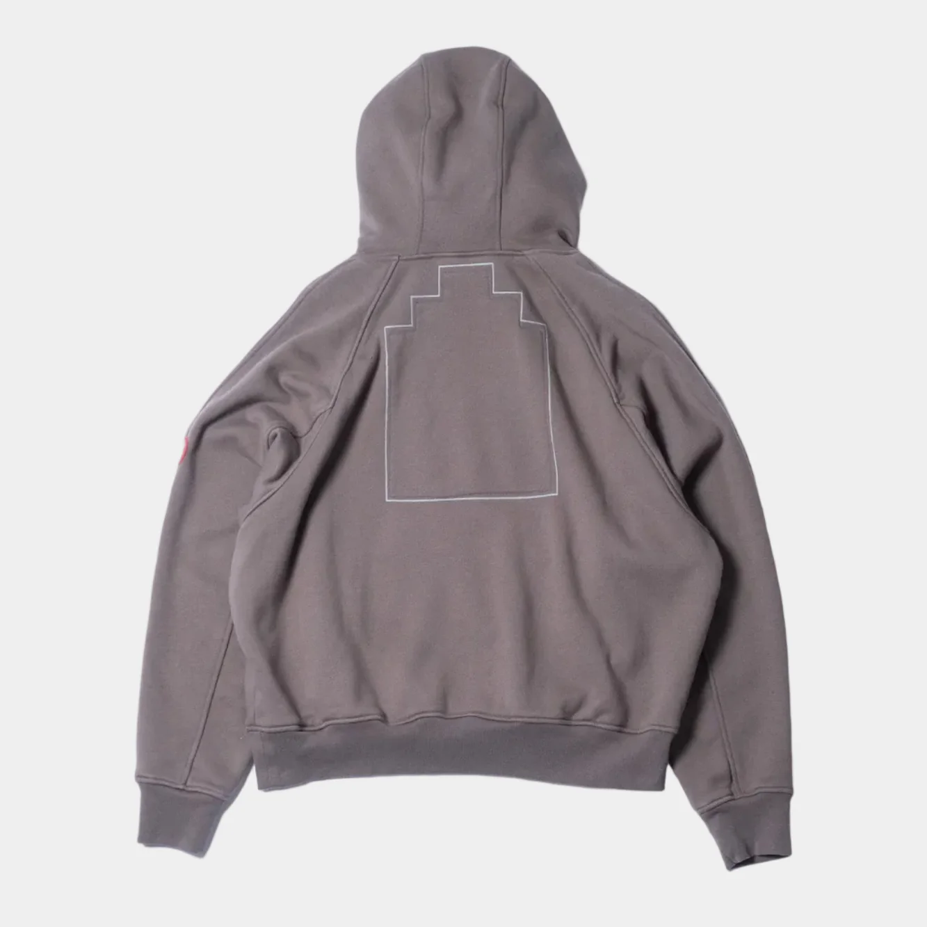 Cav Empt Solid Big Heavy Hoody - Khaki - Image 6