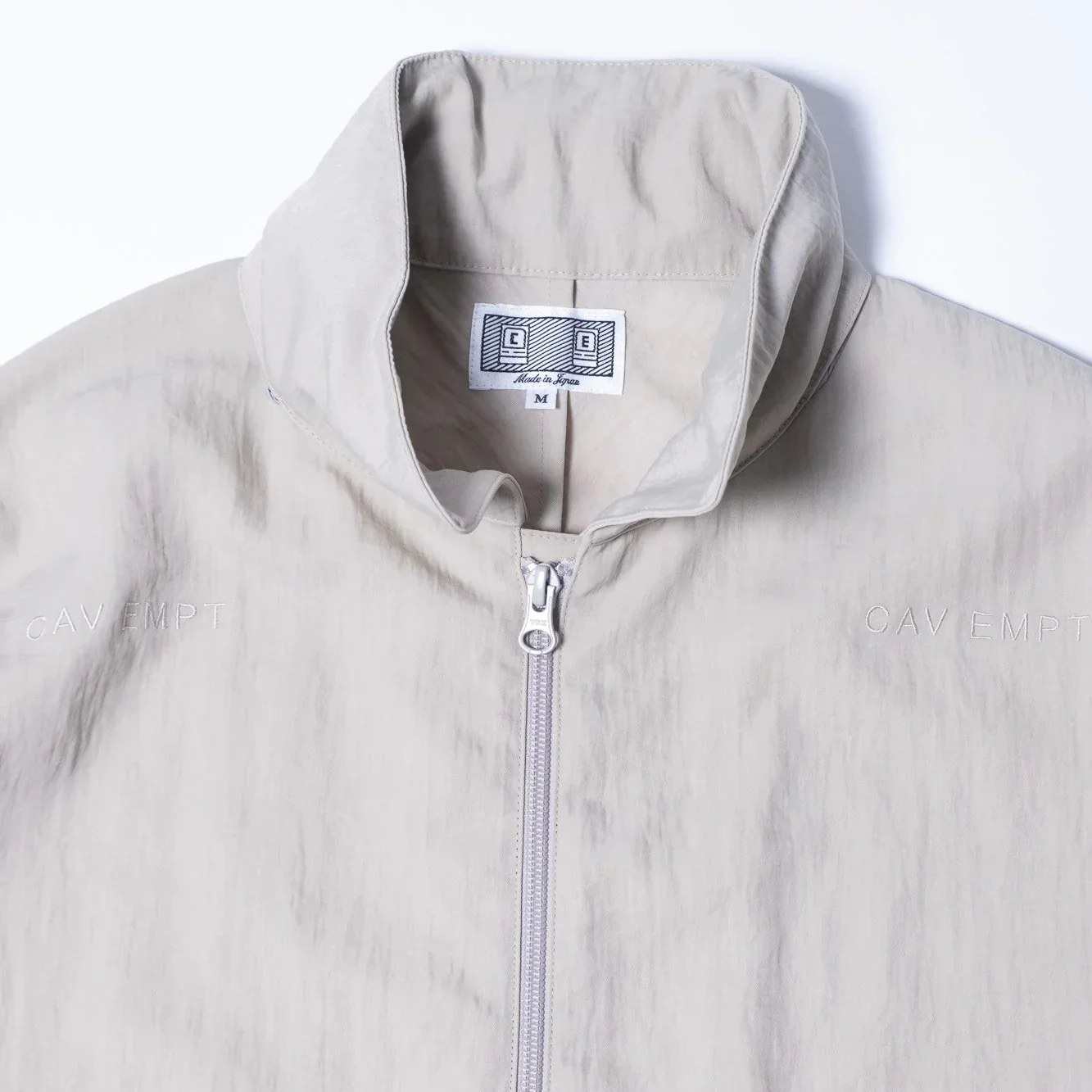 Cav Empt Solid Nylon Wing Coat - Grey - Image 2