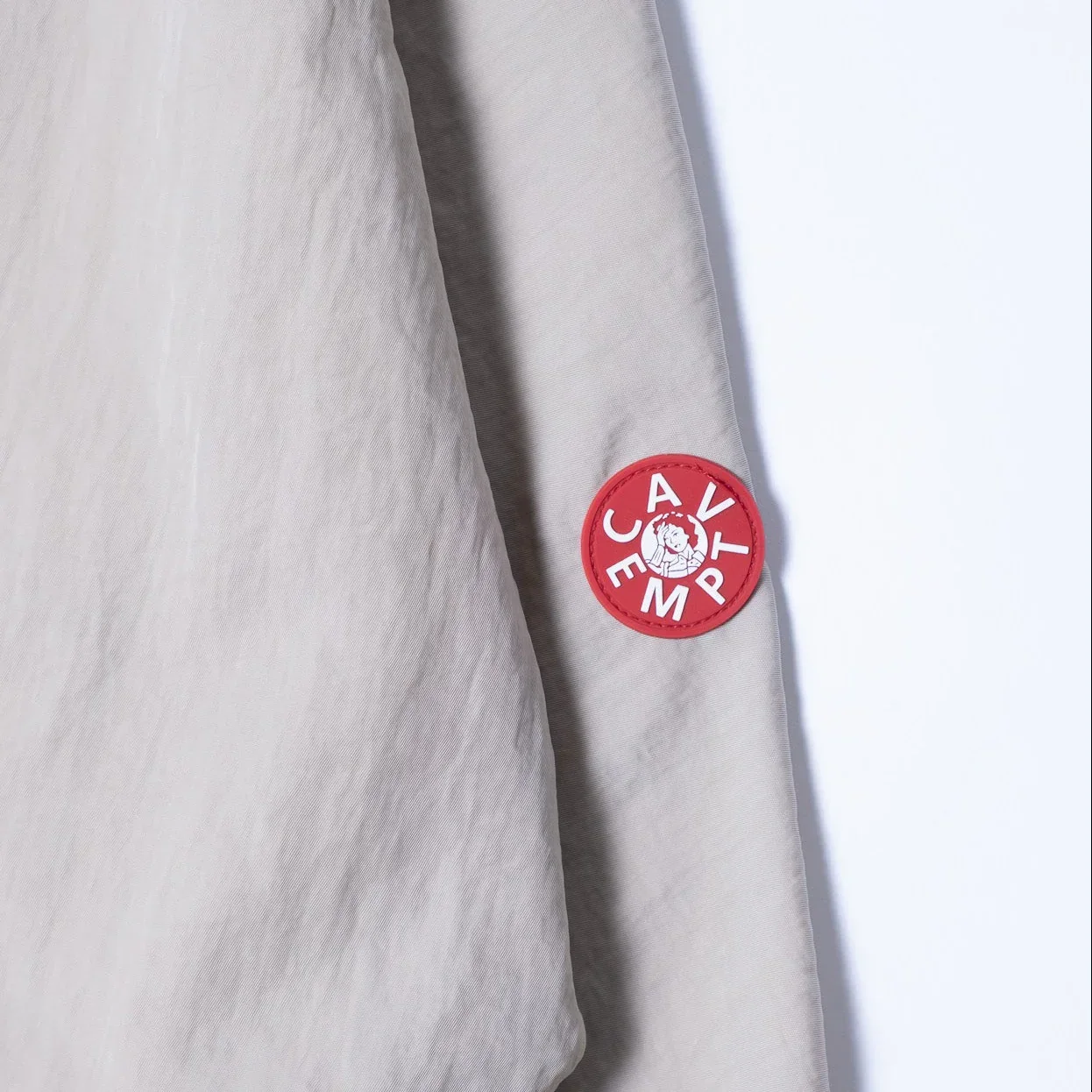 Cav Empt Solid Nylon Wing Coat - Grey - Image 3