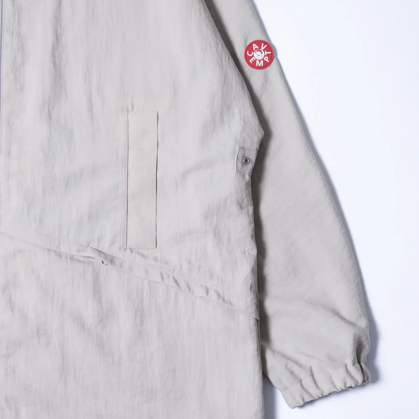 Cav Empt Solid Nylon Wing Coat - Grey - Image 4