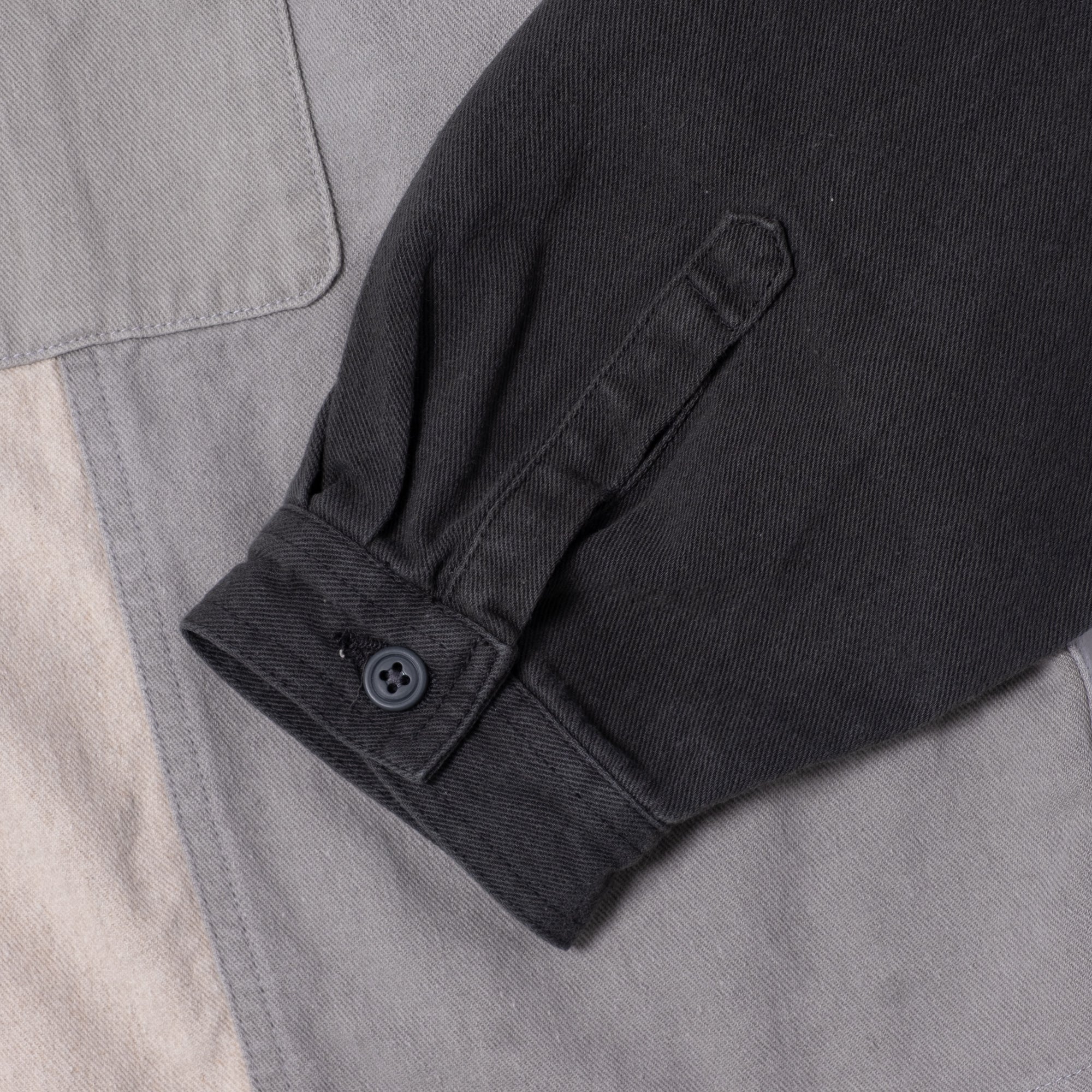 Cav Empt Stripe Cut Short Shirt Jacket - Grey - Image 5