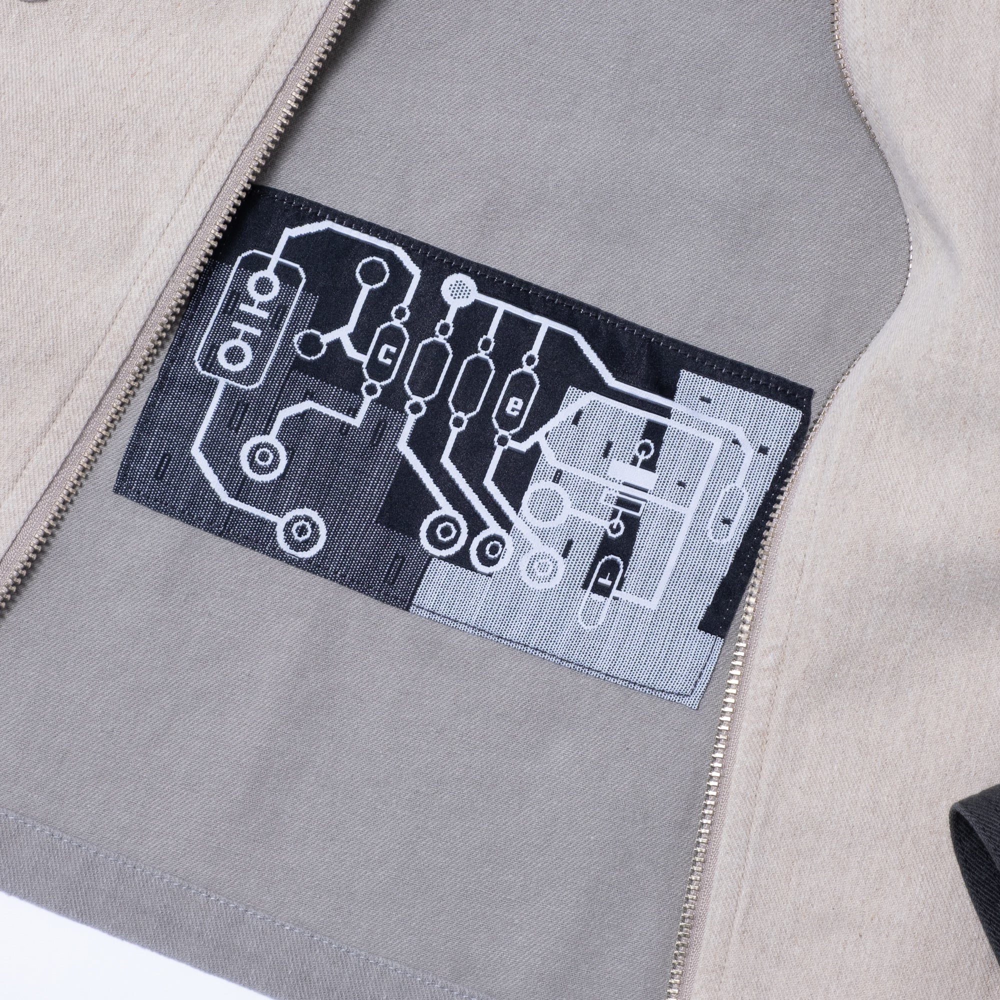 Cav Empt Stripe Cut Short Shirt Jacket - Grey - Image 6