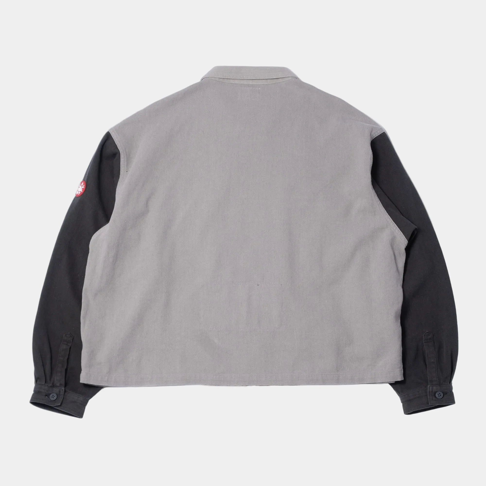 Cav Empt Stripe Cut Short Shirt Jacket - Grey - Image 7