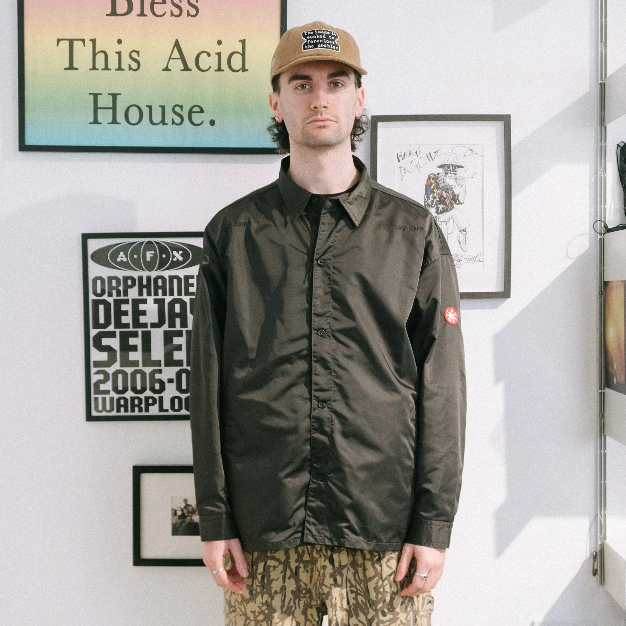 Cav Empt Welt Pockets PE Big Shirt - Charcoal - Image 10
