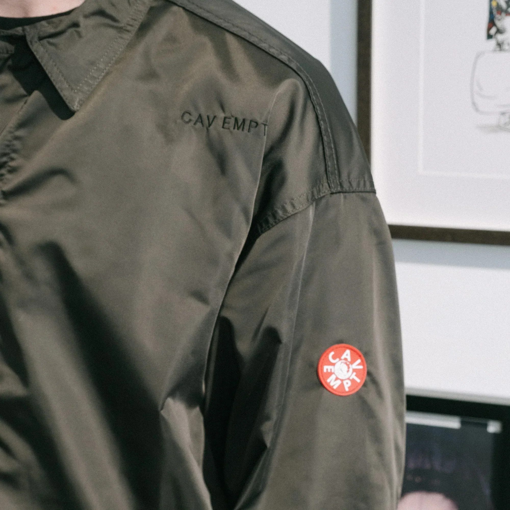 Cav Empt Welt Pockets PE Big Shirt - Charcoal - Image 11